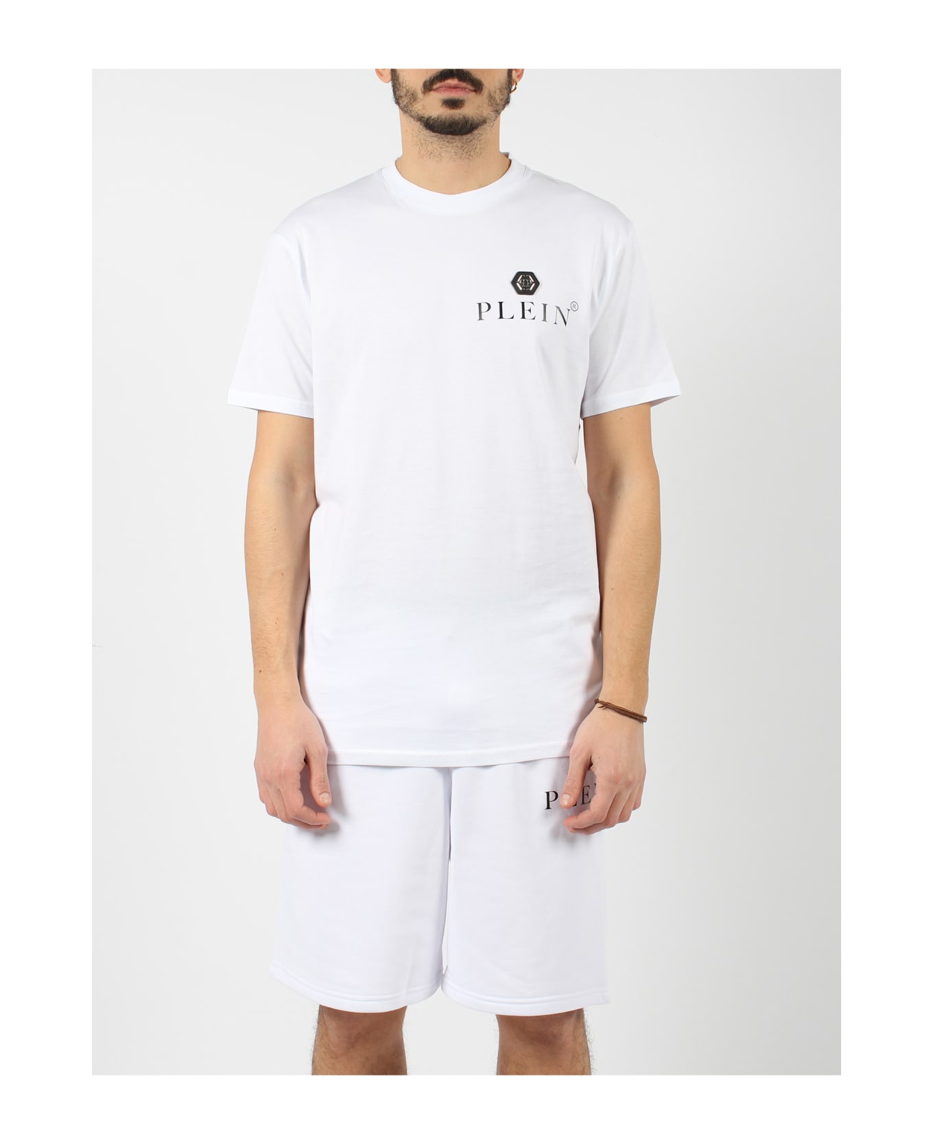 Philipp Plein Round Neck Ss T-shirt - White