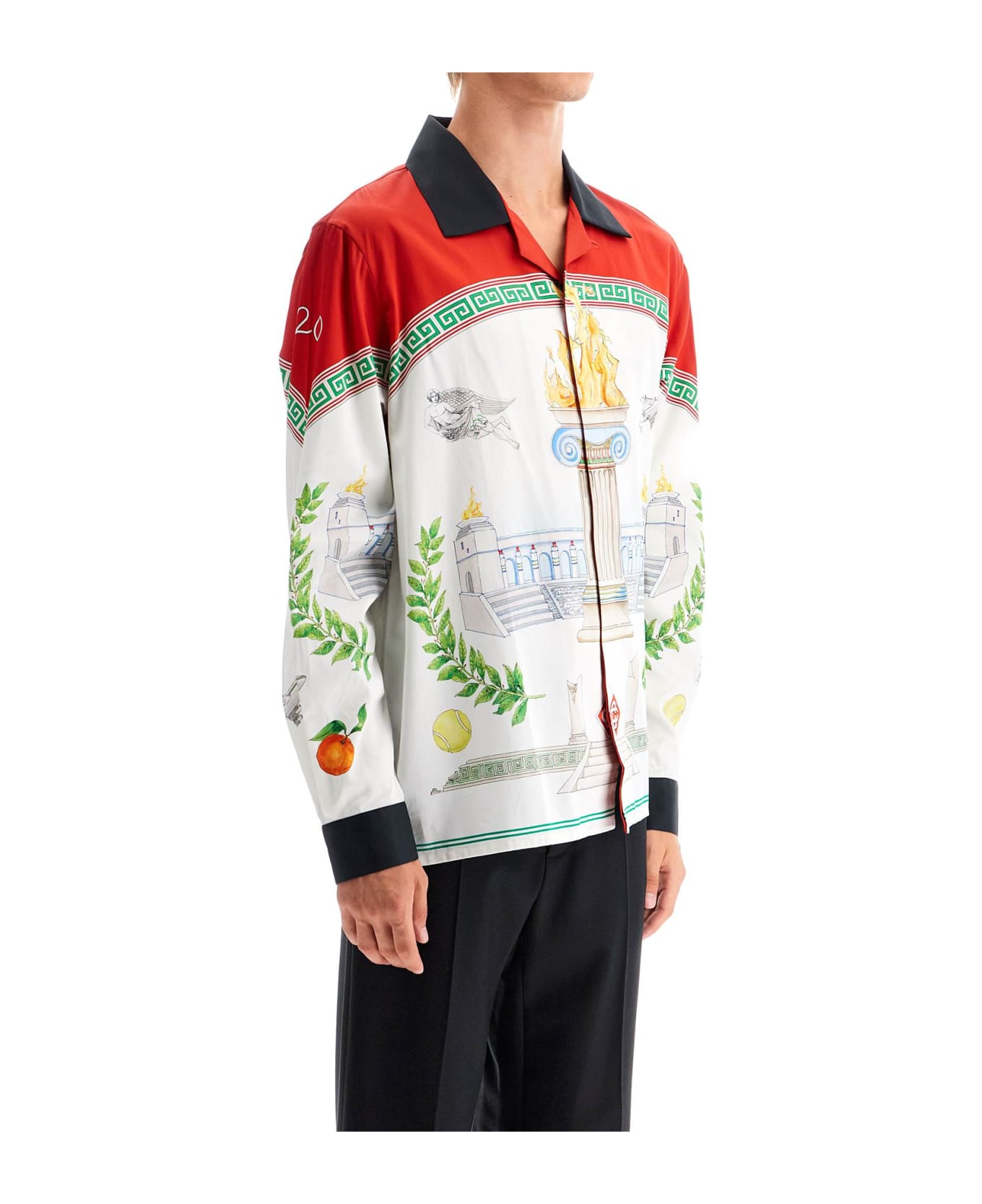 FR2 カジノ　トランプ　シャツ　即完売品　新品未使用　定価１５４００円 Casablanca Unique Games Cotton Shirt | italist