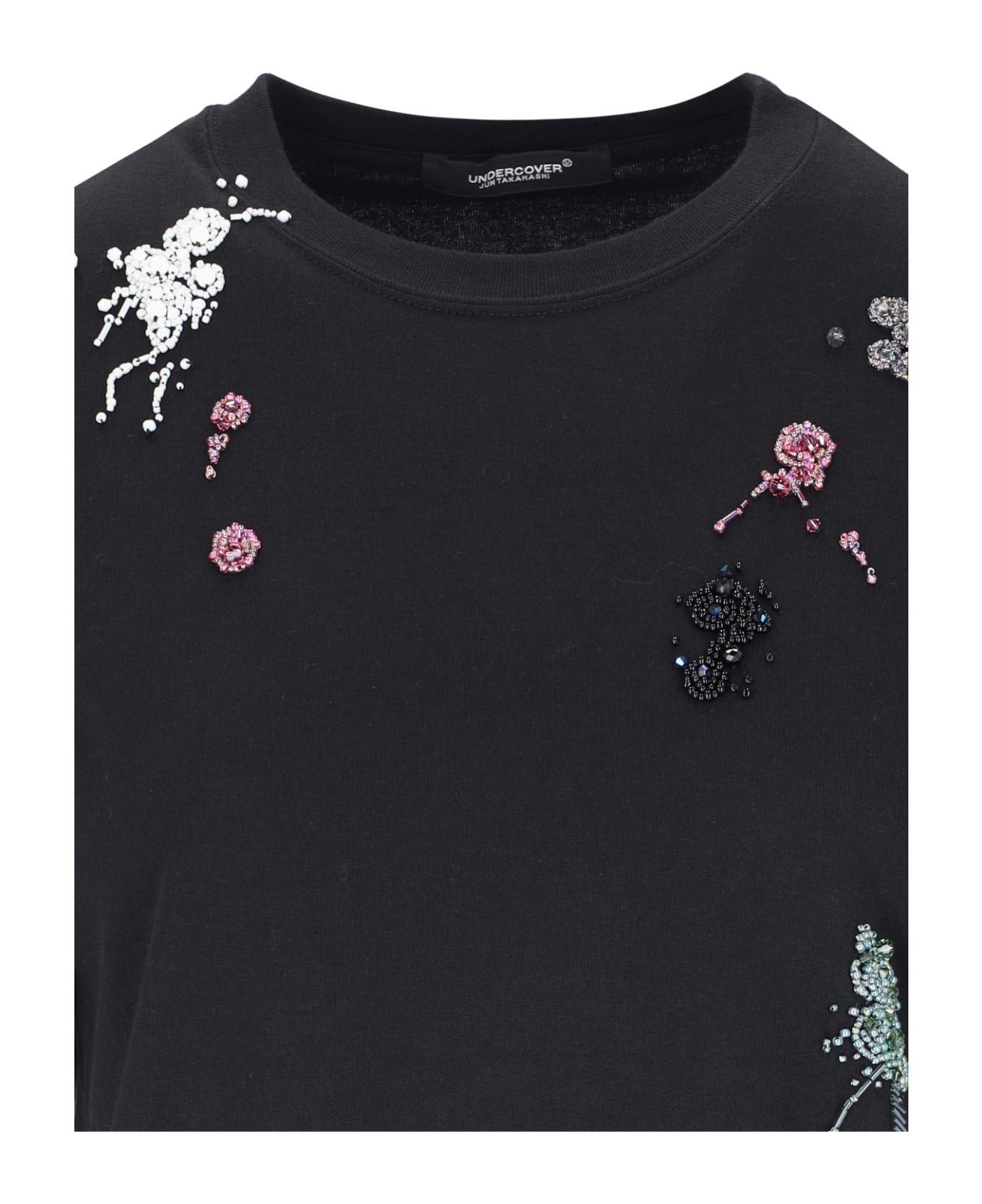 Undercover Jun Takahashi Embroidery Detail T-shirt - Black   Tシャツ