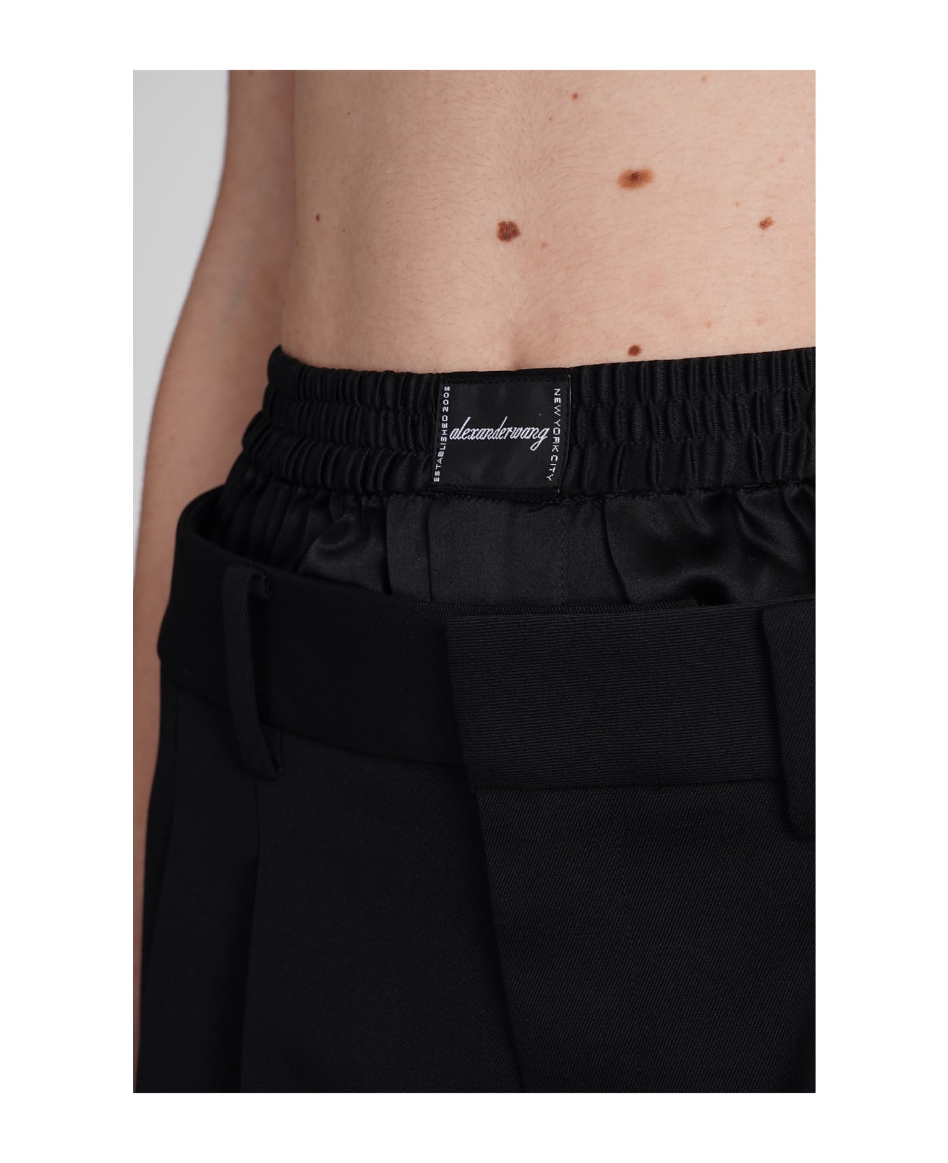 Alexander Wang Tailored Pants With Brief - BLACK