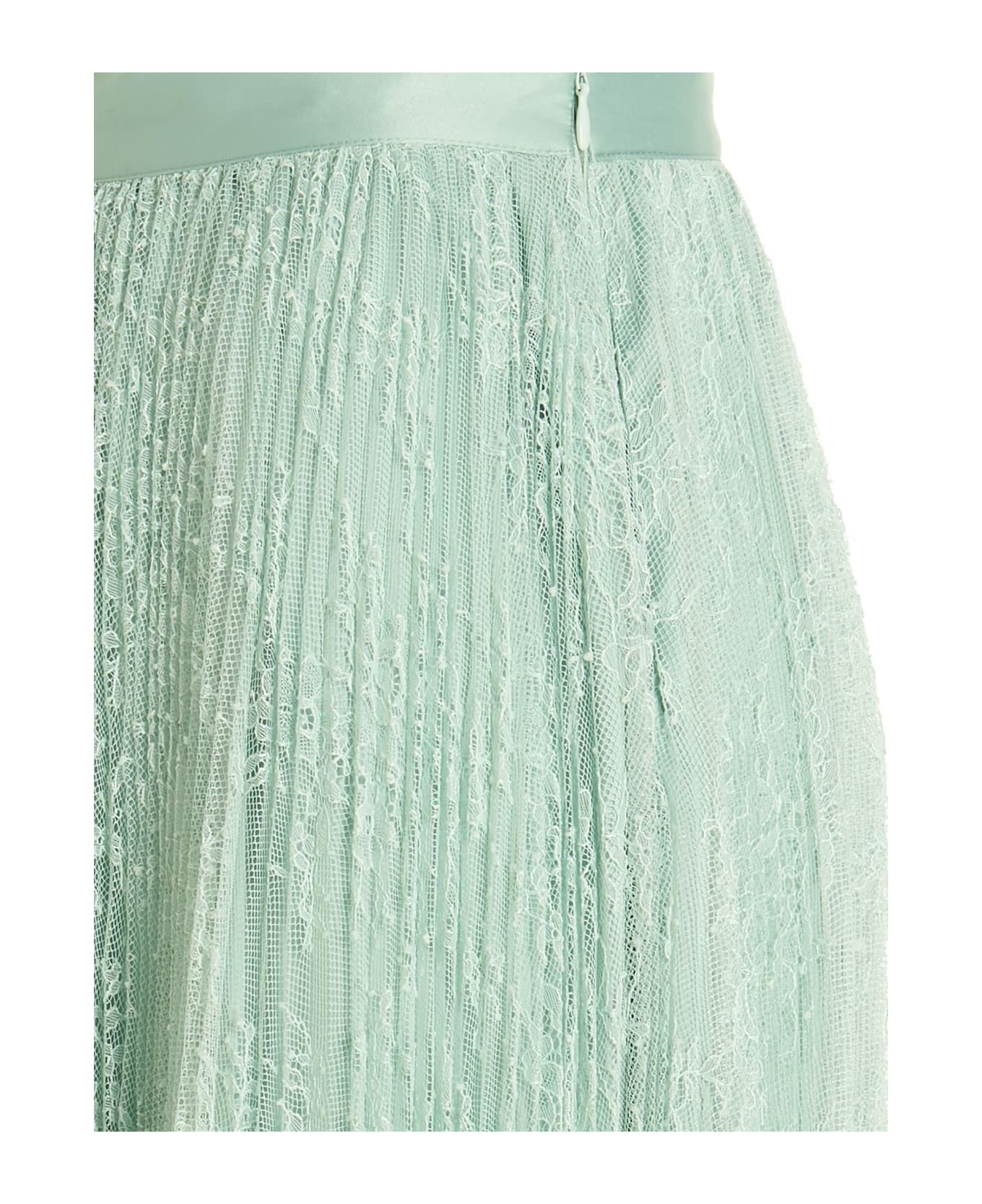 TwinSet Lace Skirt - Mint