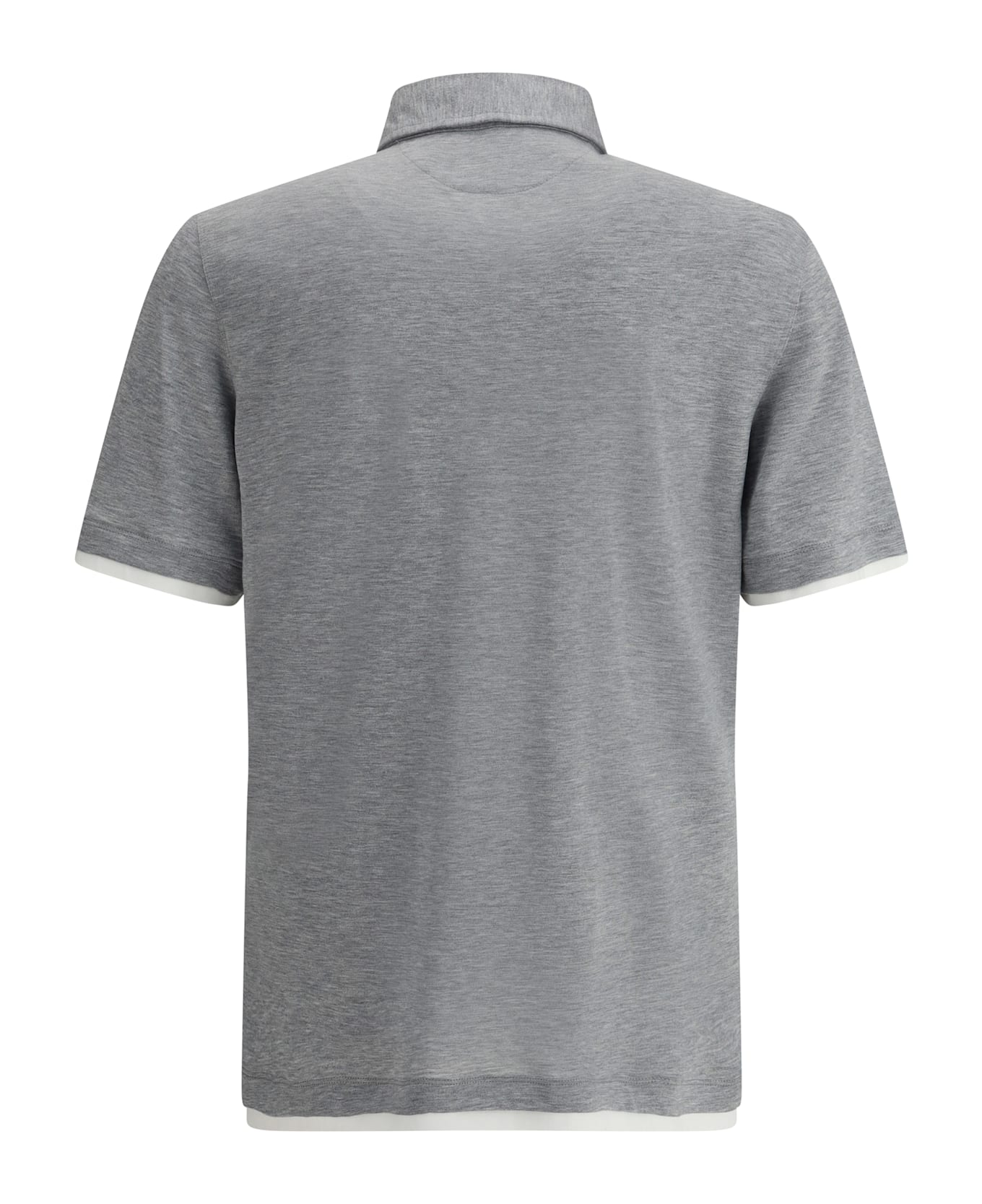 Brunello Cucinelli Silk Polo Shirt