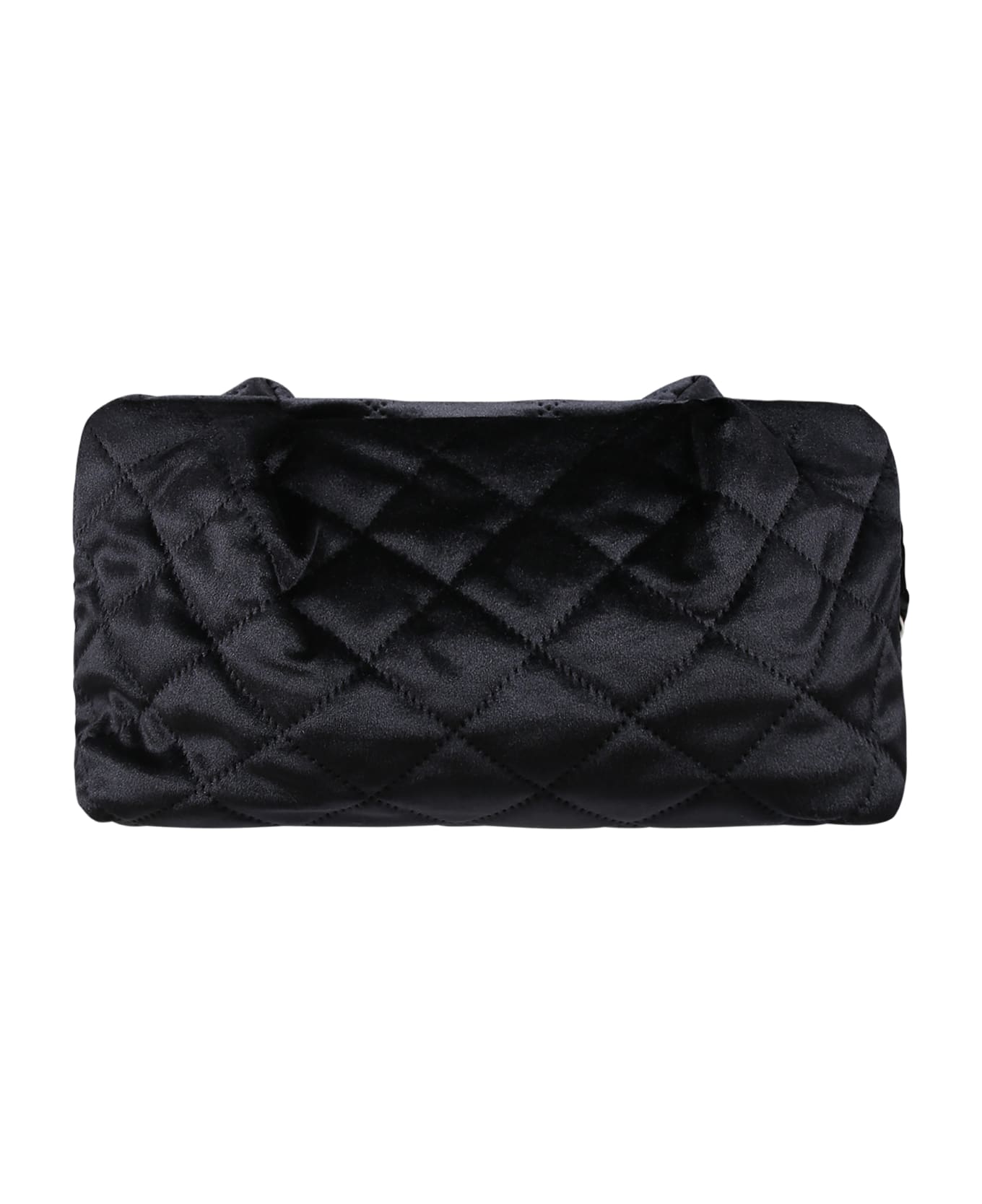 MC2 Saint Barth Black Bag For Girl With Logo - Black アクセサリー＆ギフト
