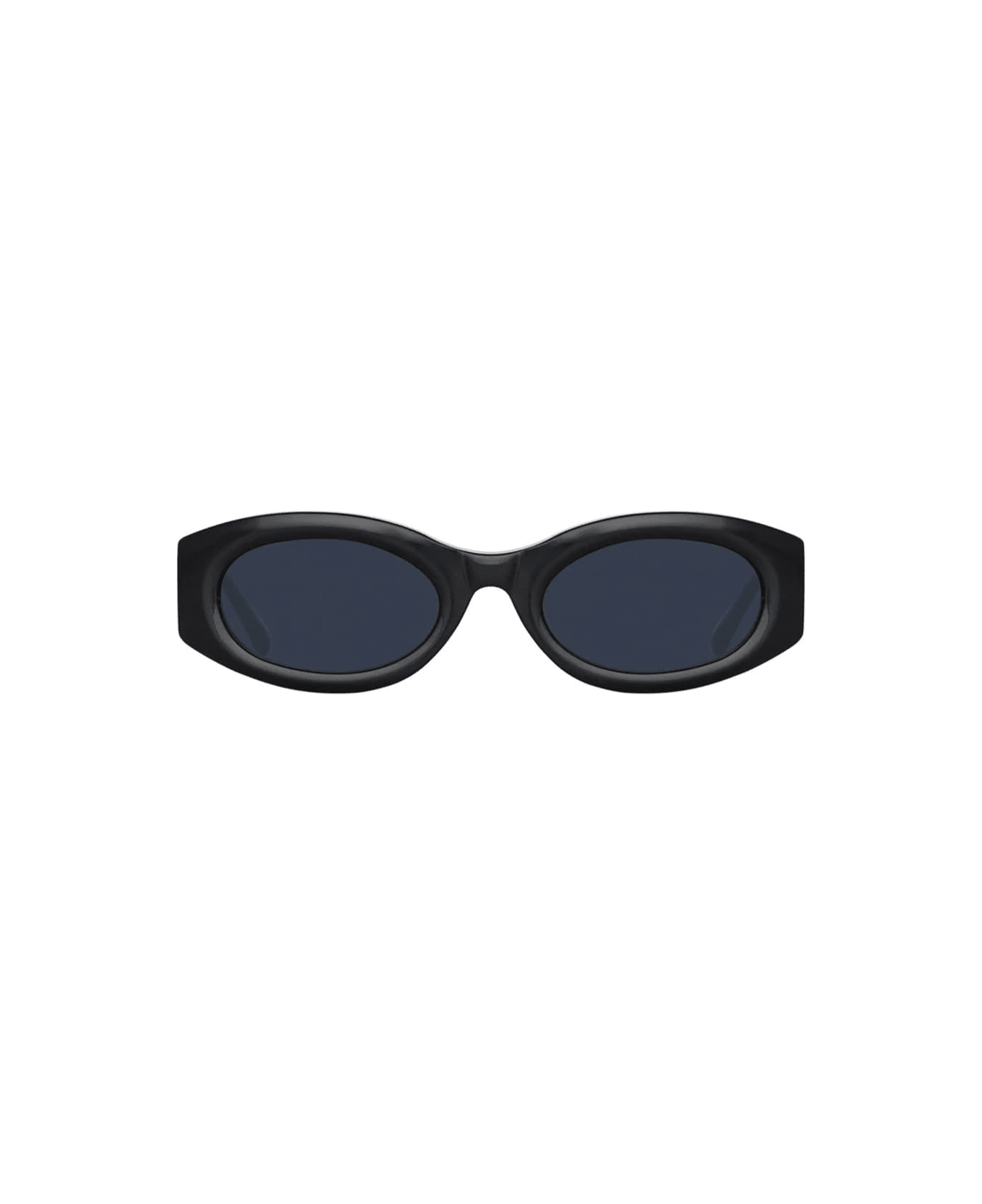 The Attico Berta - Black / Silver Sunglasses - Black