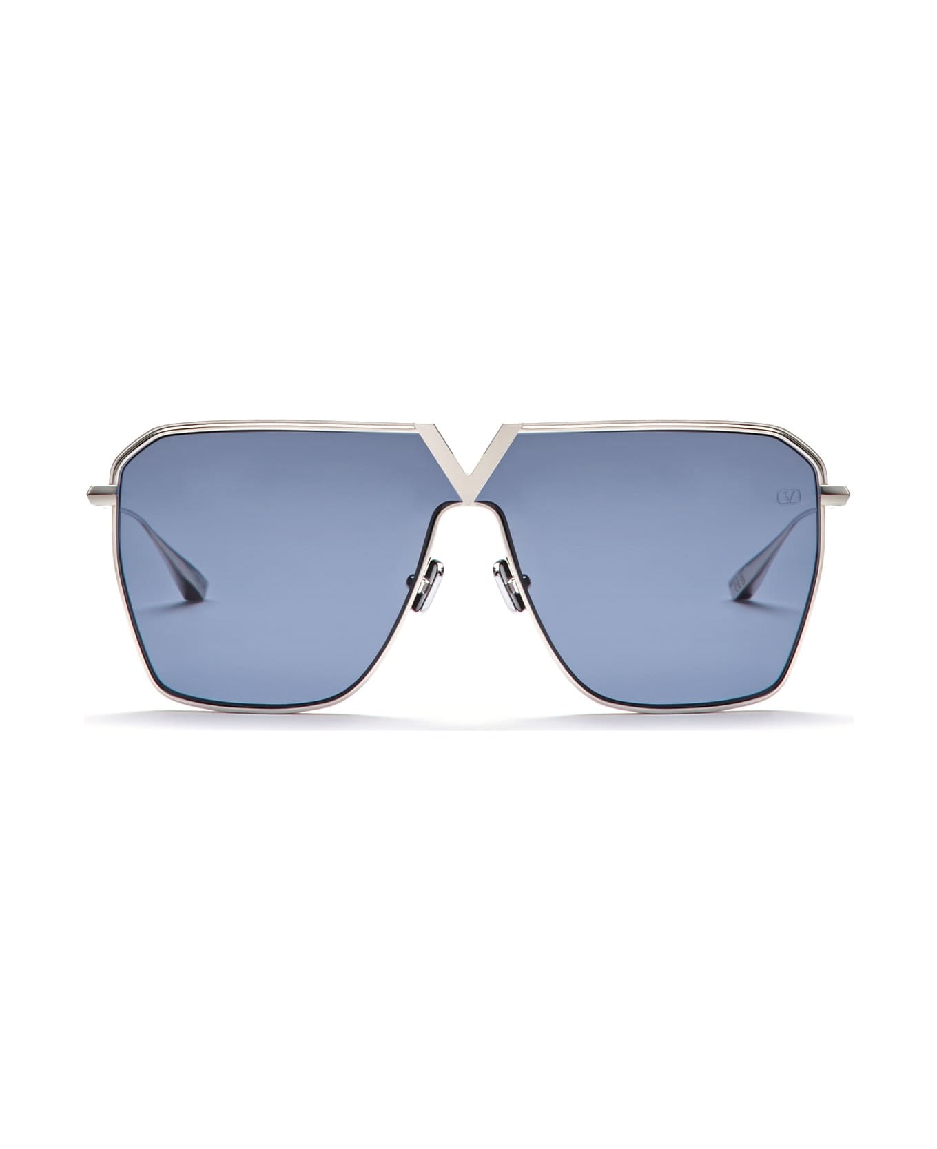 Valentino Eyewear V-goldshield - Silver Sunglasses - Silver