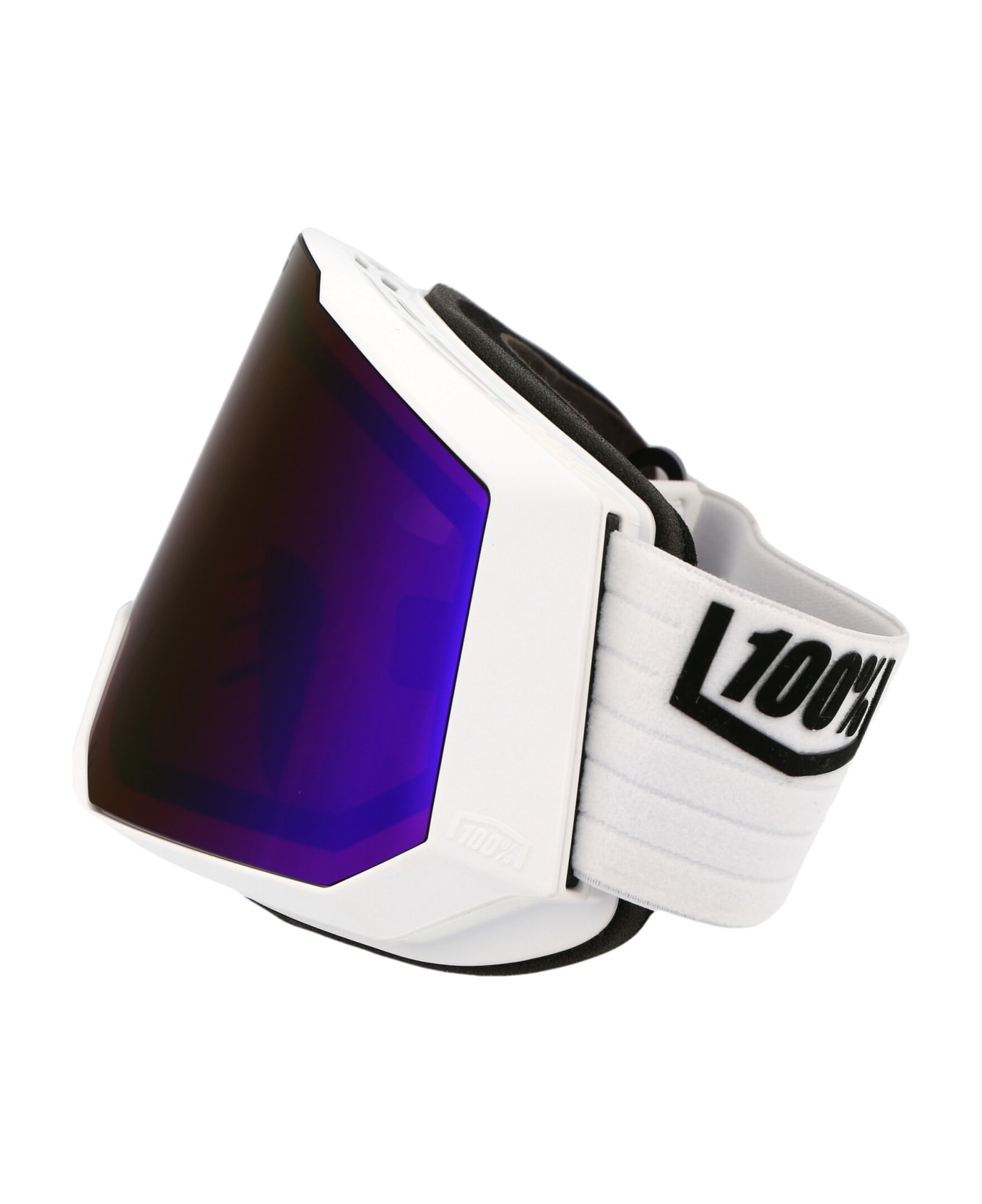 100% Snowcraft Xl Sunglasses - WHITE / VIOLET