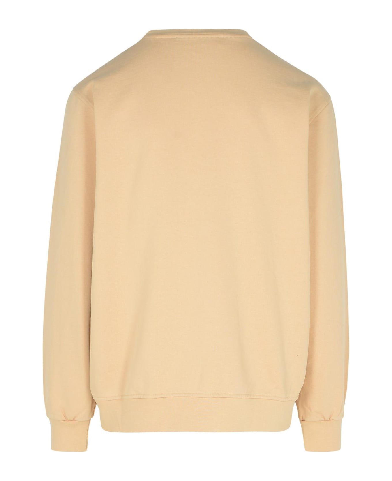 Barrow Pink Cotton Sweatshirt - Beige