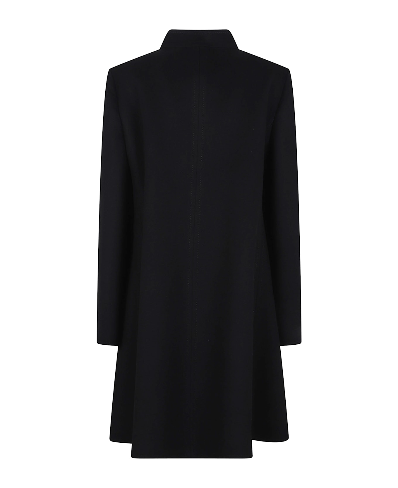 Valentino Garavani Cappotto Cn V Metallo | Solid | Compact Drap - No Nero