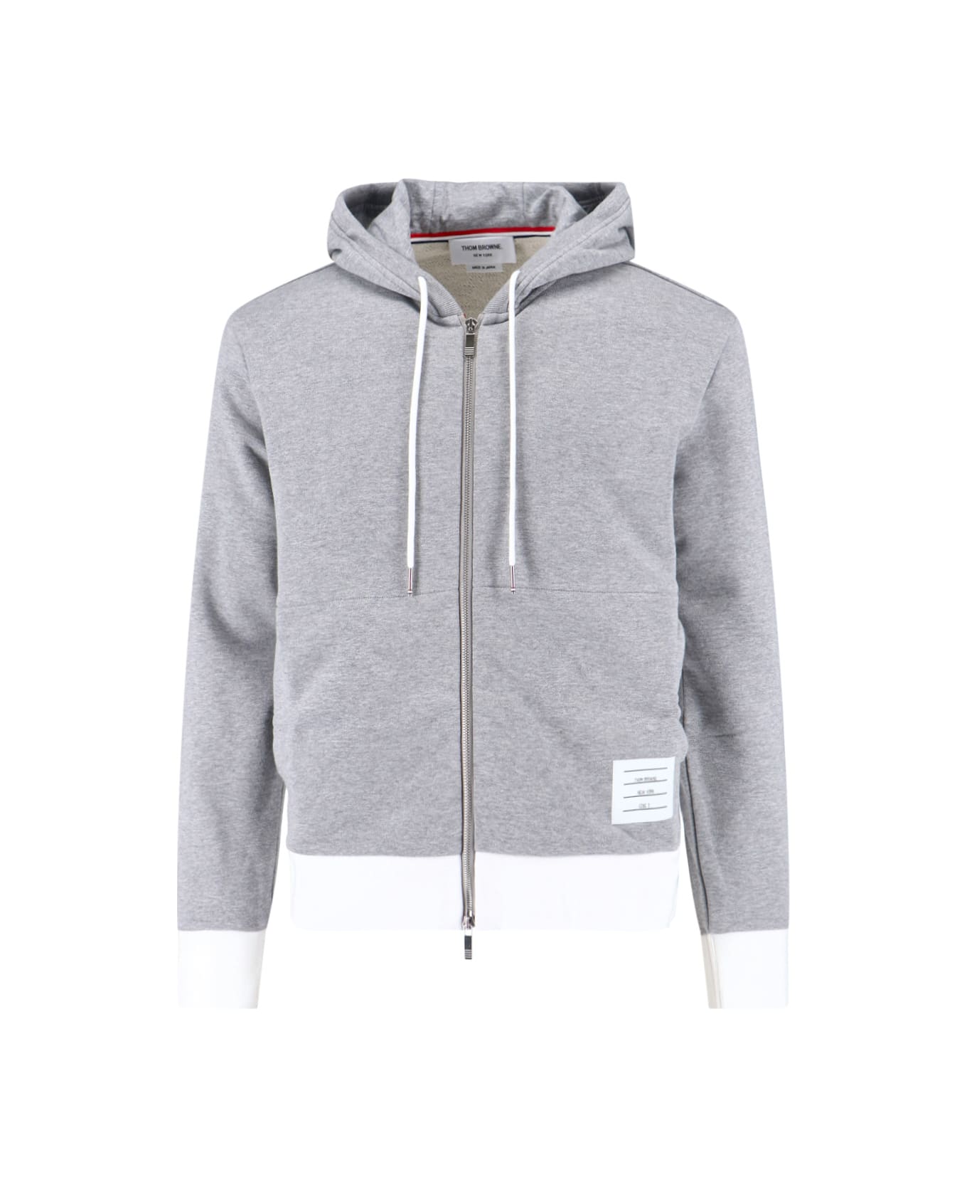 Thom Browne 
4-bar
 Zip Sweatshirt - LTGREY