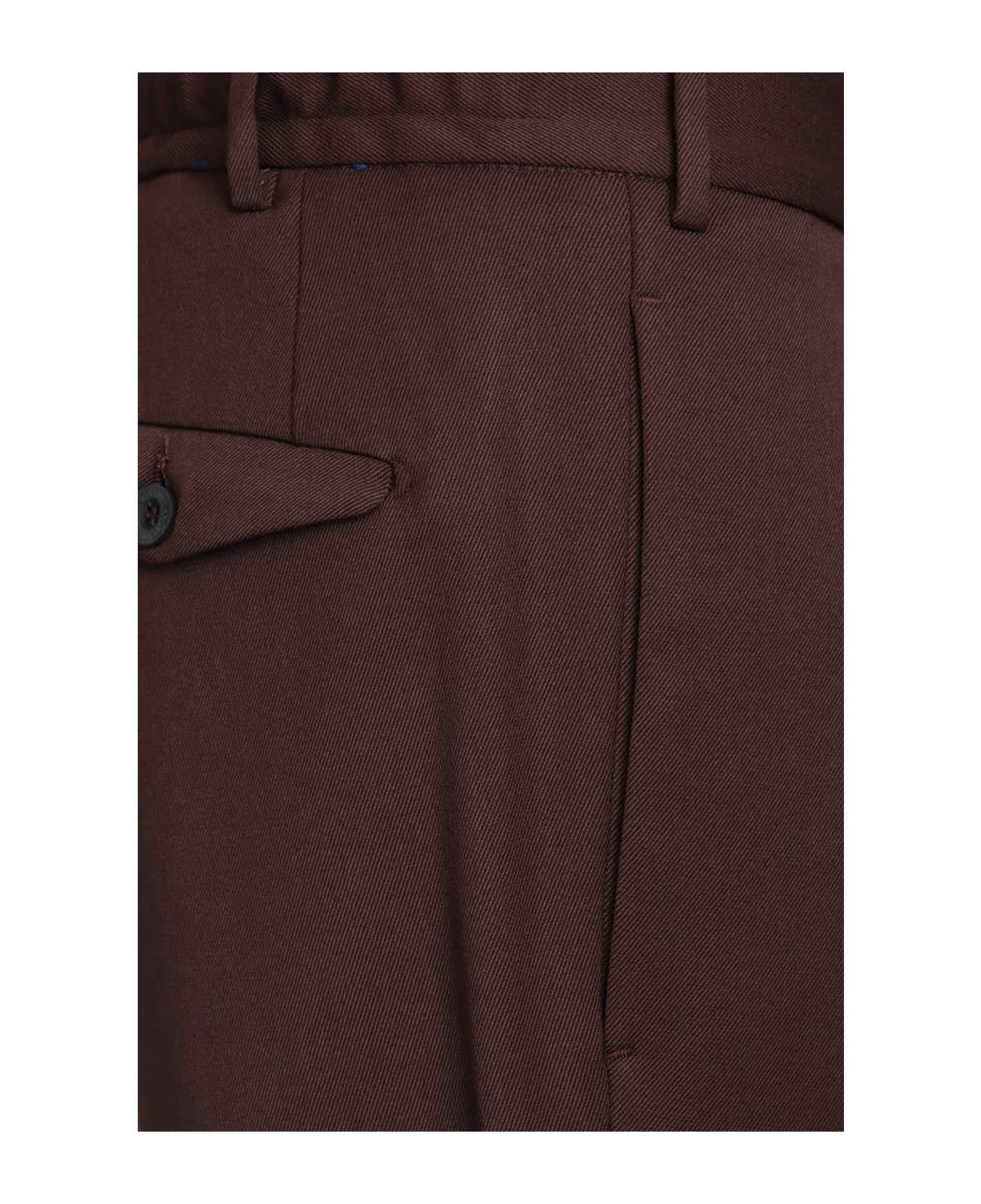 Santaniello Pants In Brown Polyester - brown