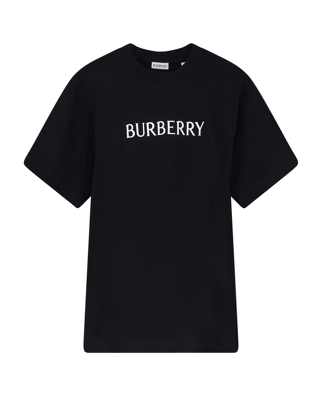 Burberry Seth Organic Cotton T-shirt - Black