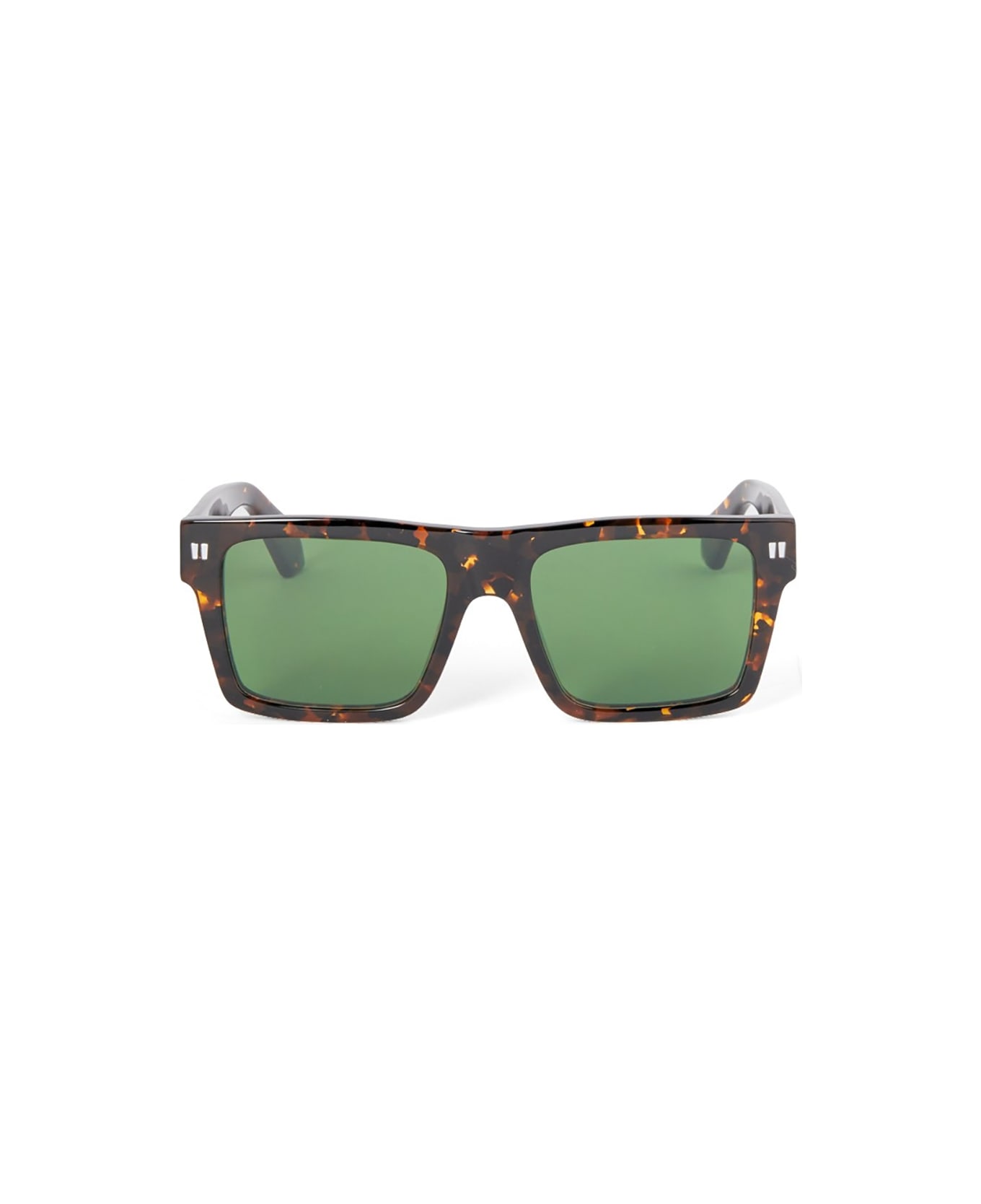 Off-White OERI109 LAWTON SUNGLASSES Sunglasses - Havana Green
