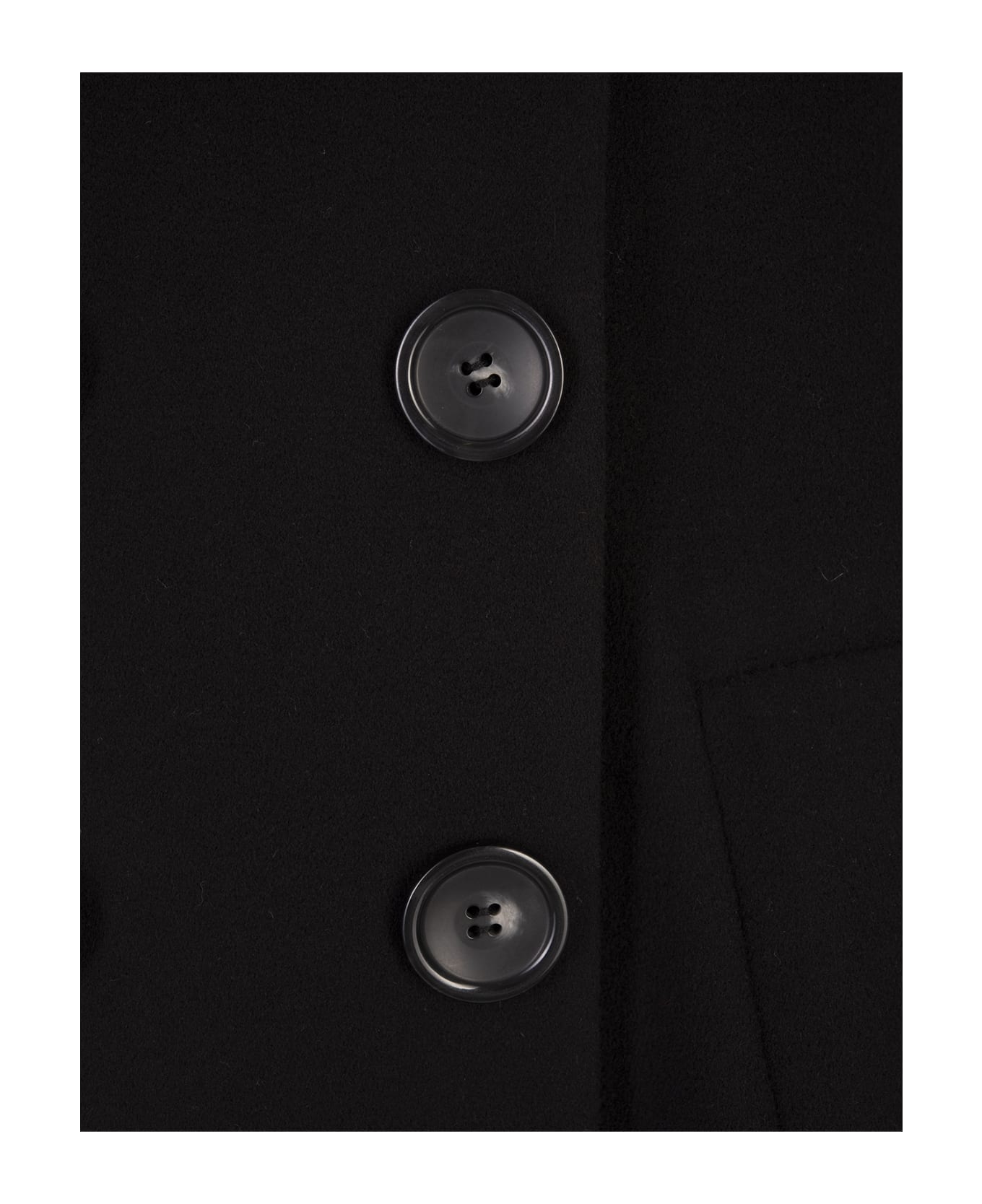 SportMax Black Livorno Caban - Camel