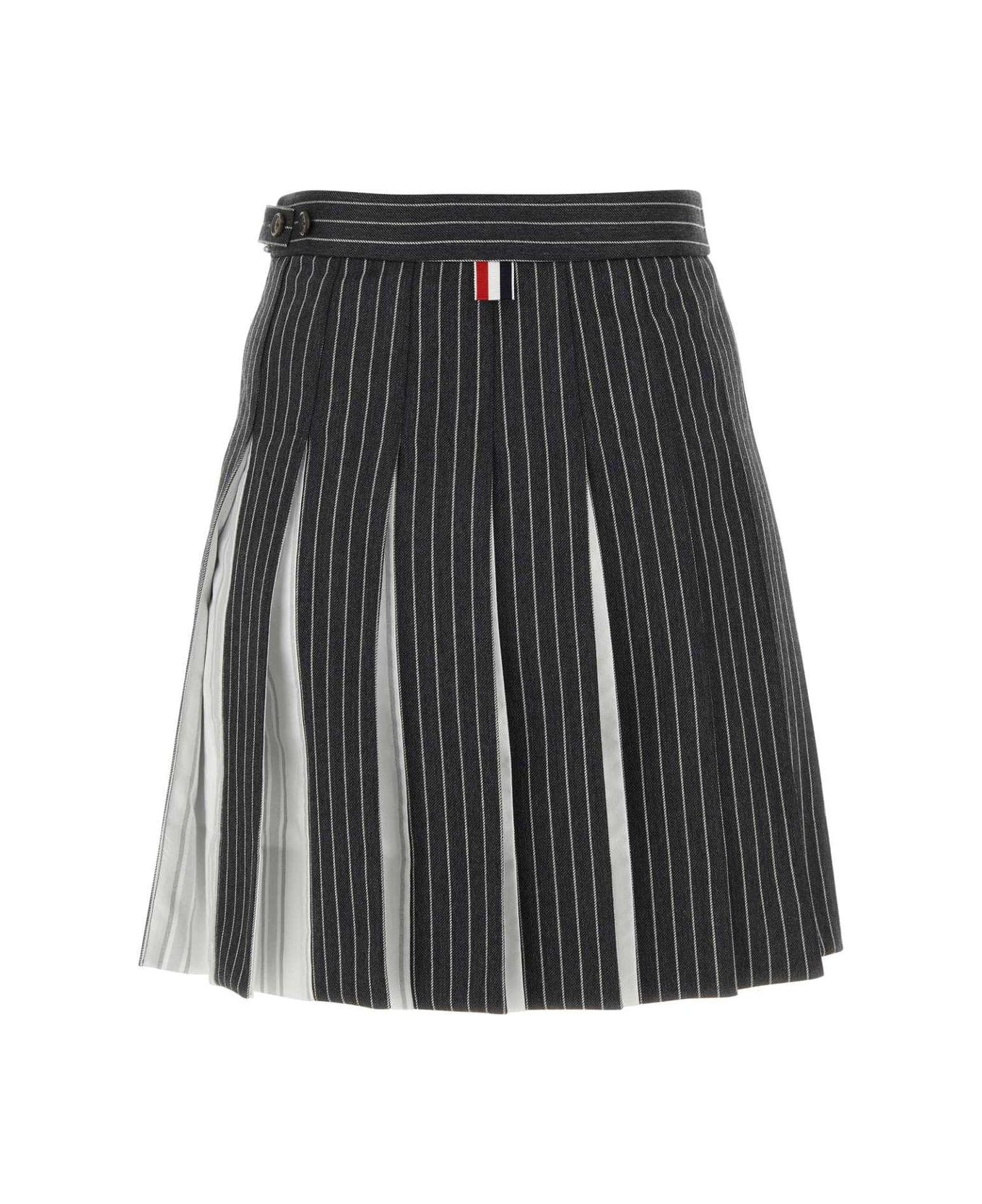 Thom Browne Pleated Skirt - GREY スカート