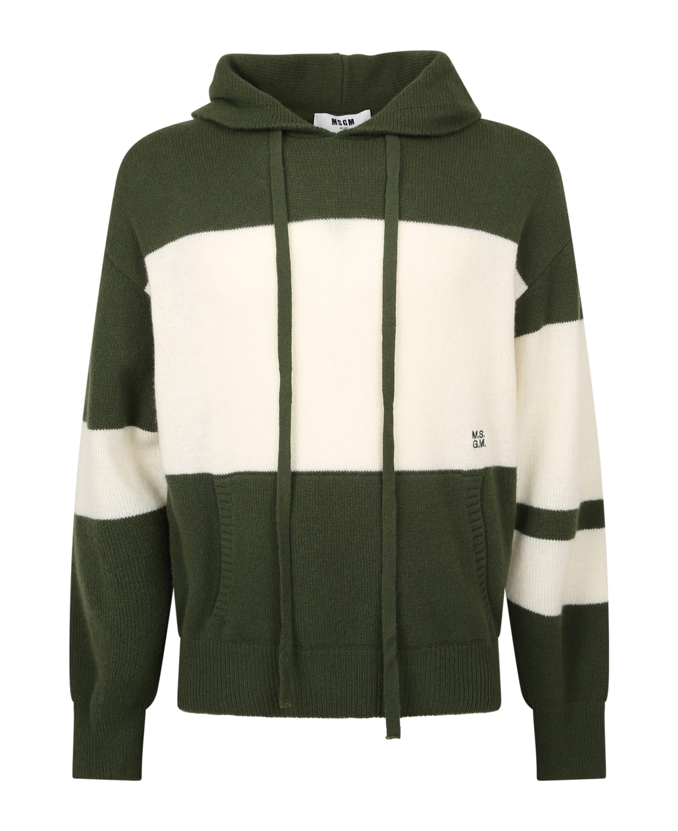 MSGM Relaxed Fit Sweatshirt - Green