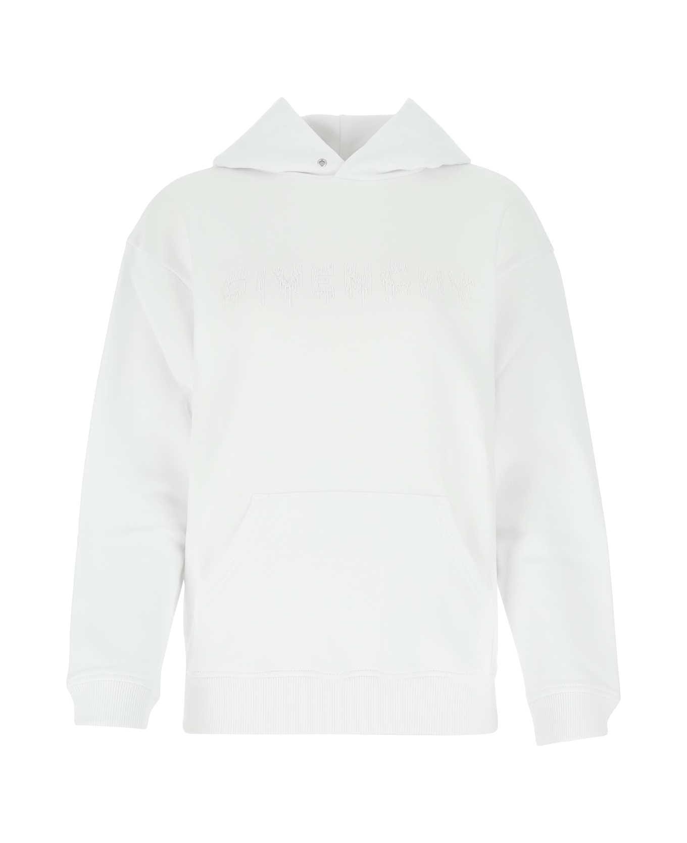Givenchy White Cotton Oversize T-shirt - 100 フリース