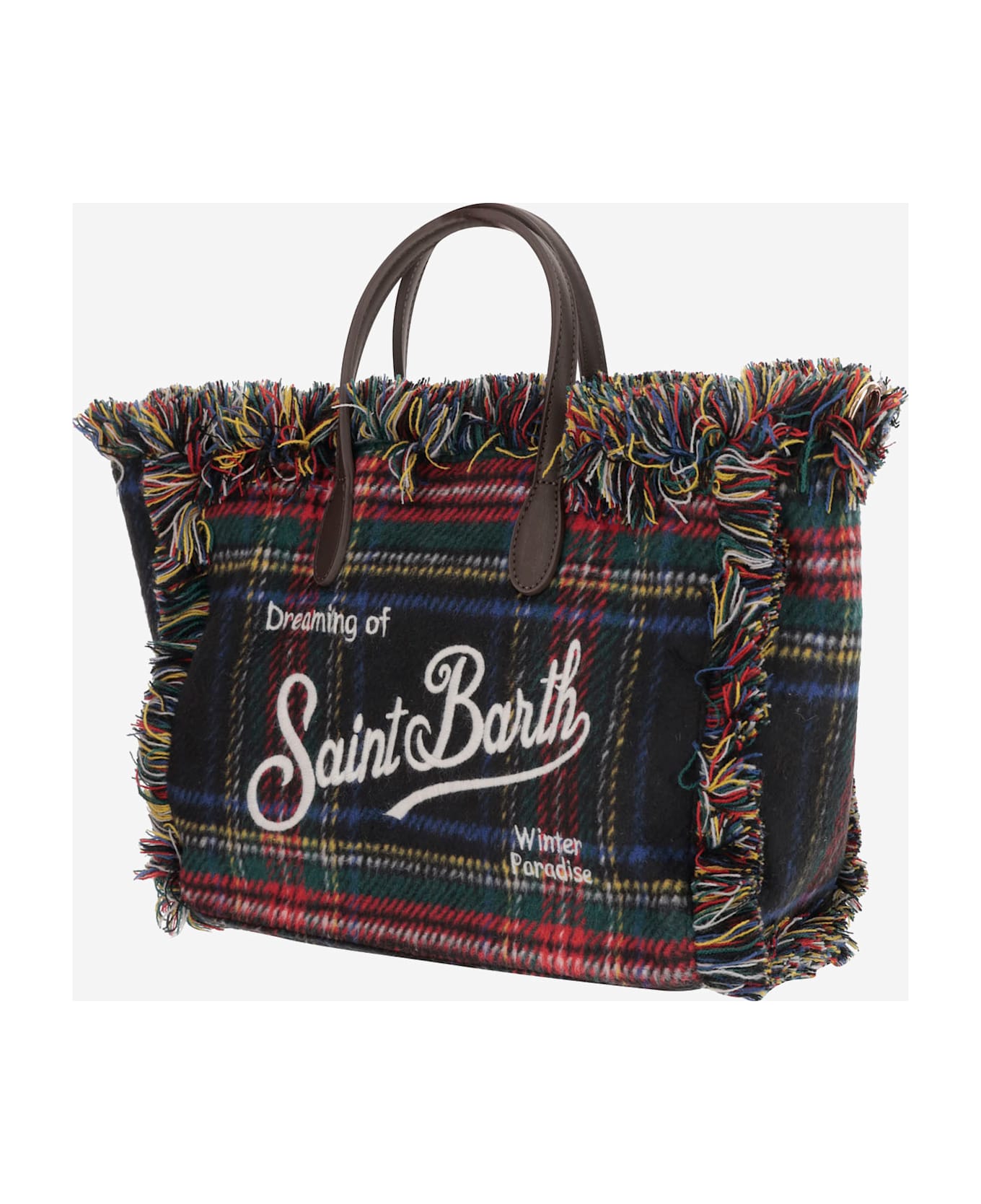 MC2 Saint Barth Colette Bag With Check Pattern - Red