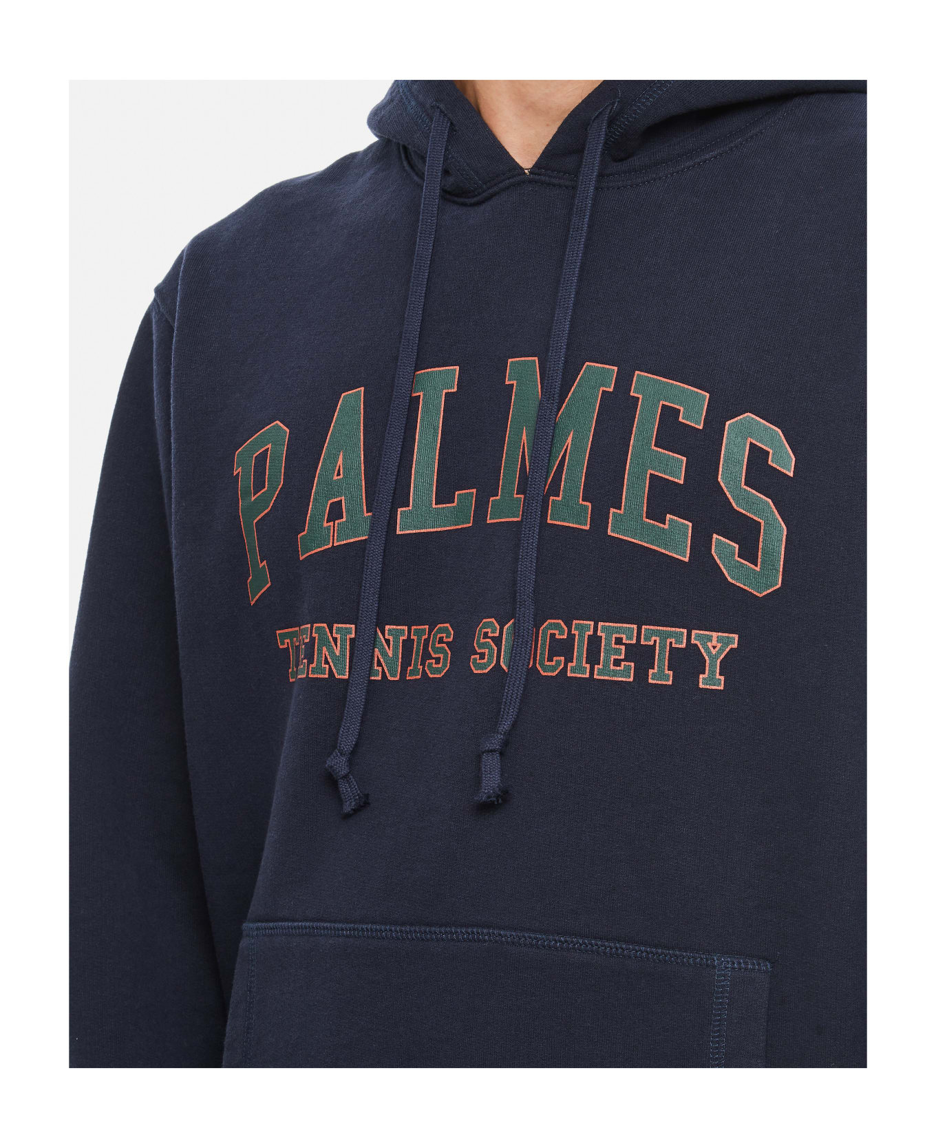 Palmes Mats Hooded Sweatshirt - Blue