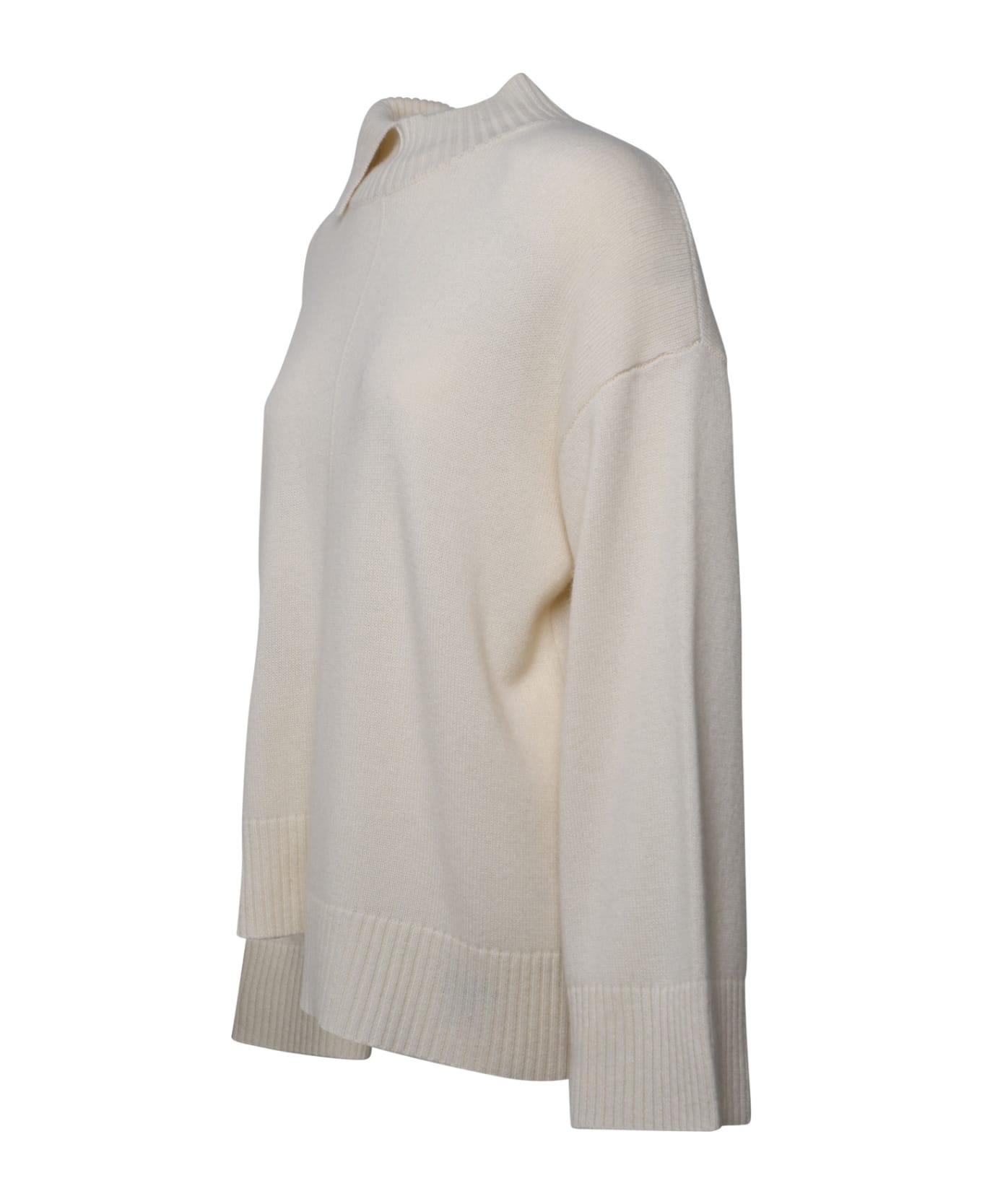 Parosh Cream Cashmere Blend Sweater - Cream ニットウェア