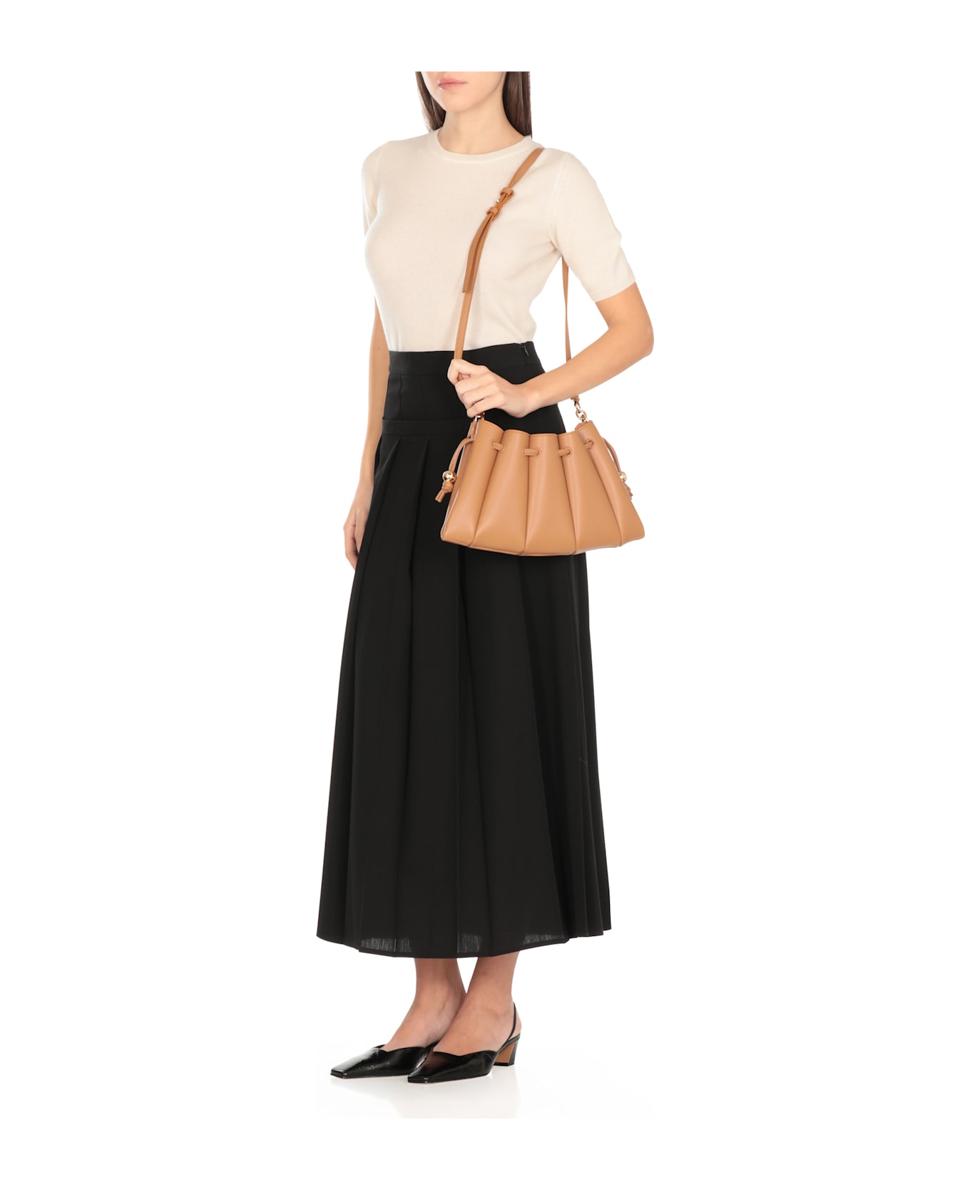 THEMOIRè Dafne Bottalato Bag - Brown