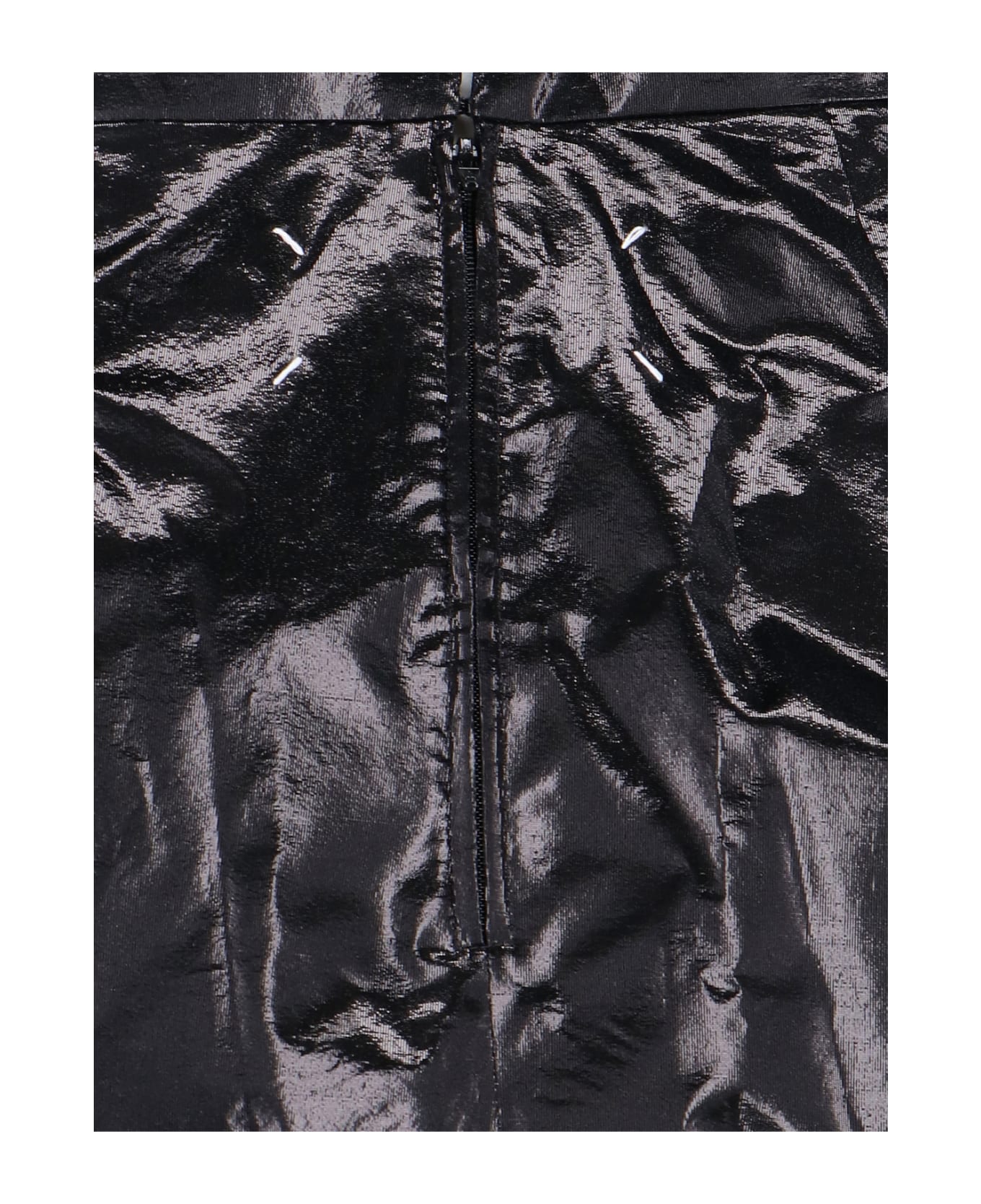 Maison Margiela Draped Midi Skirt - Black