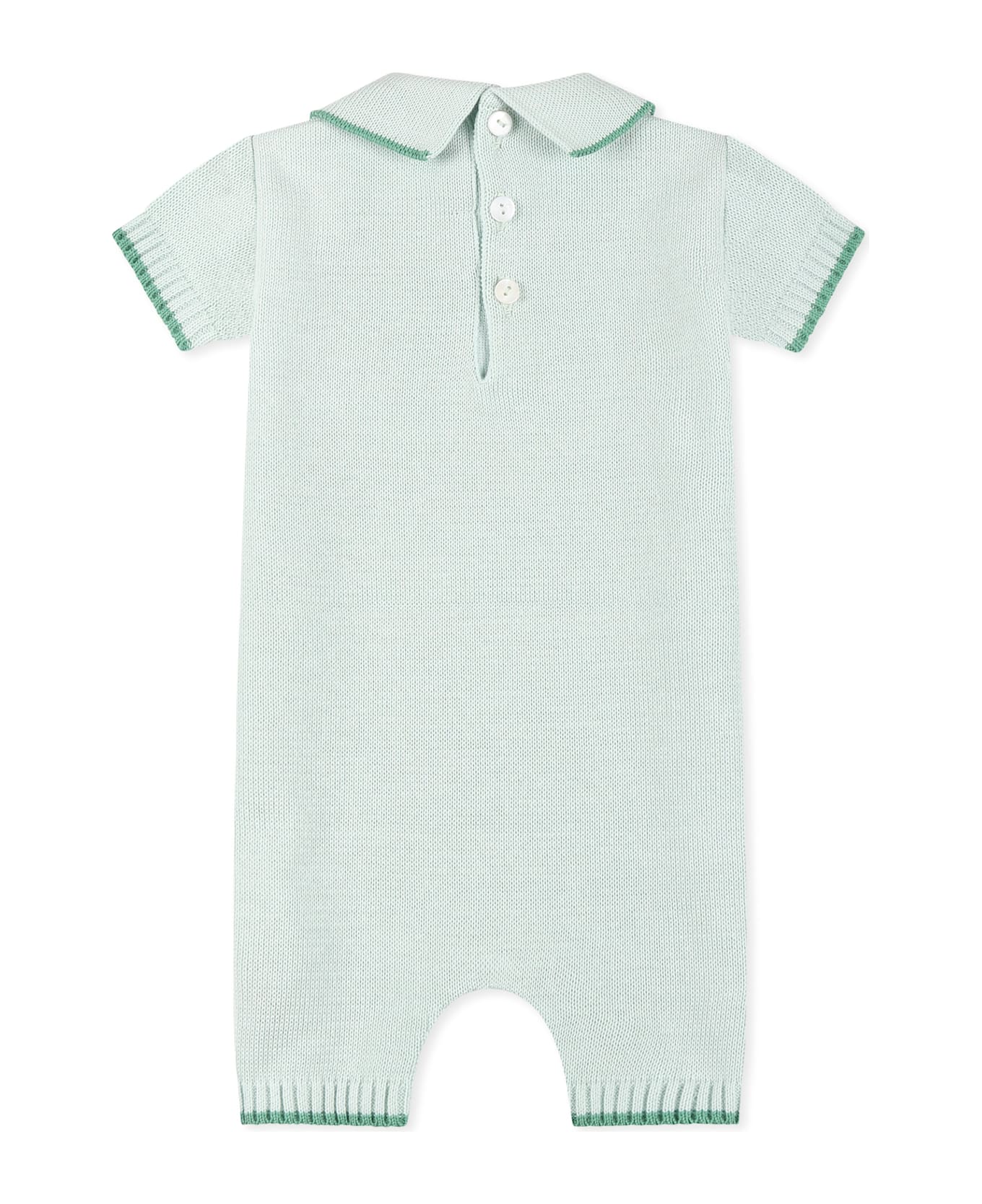 Little Bear Green Romper For Baby Boy - Green