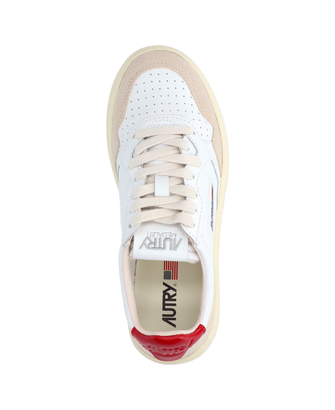 Autry "medalist 01" Low Sneakers - White