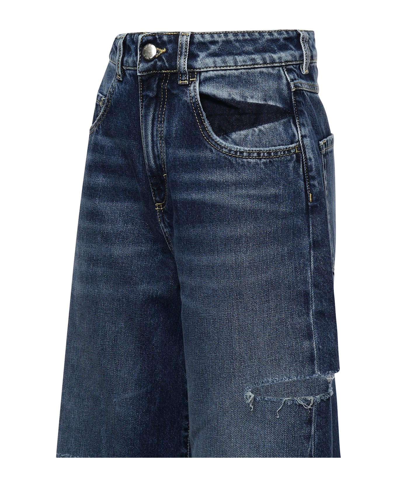 Icon Denim Poppy Jeans Cut-out Details - Dark denim