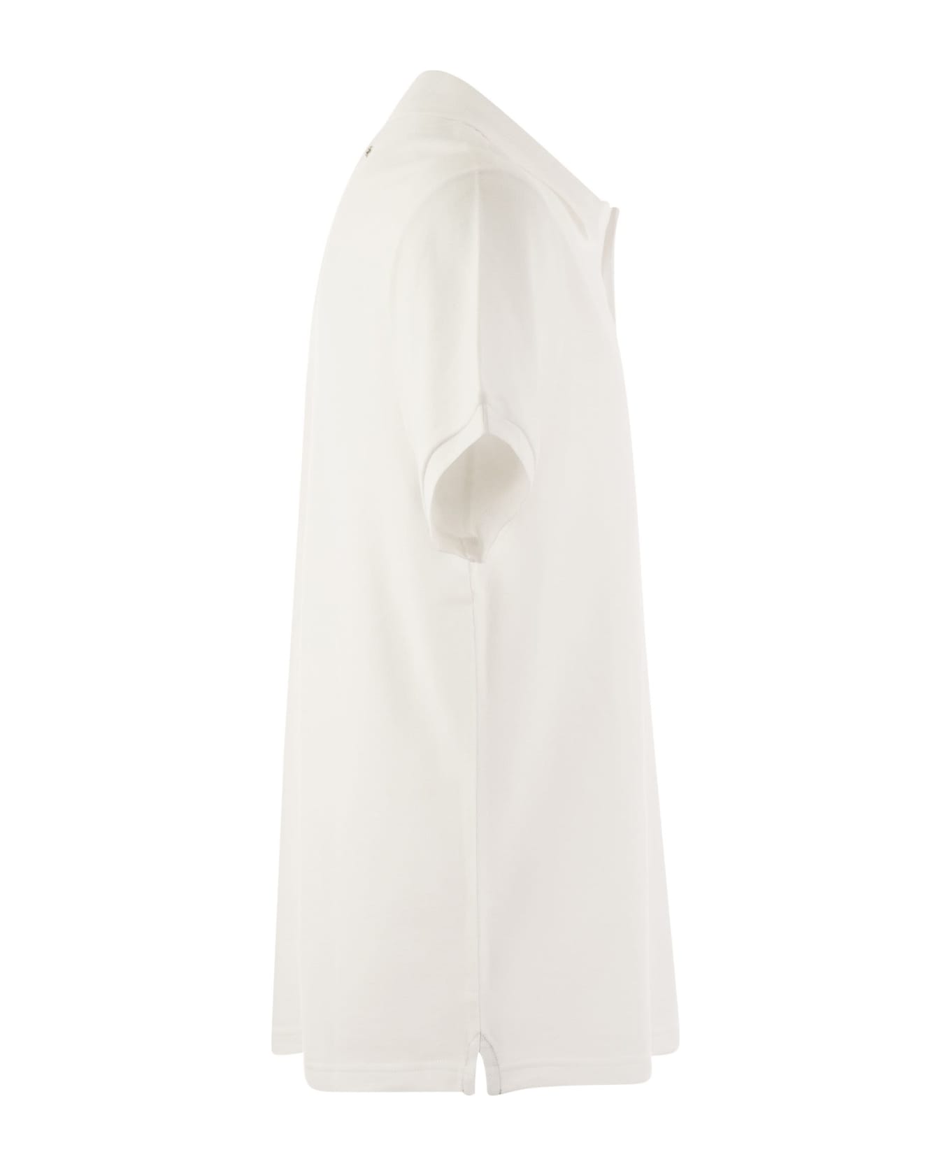 Vilebrequin Organic Cotton Pique Polo Shirt - White