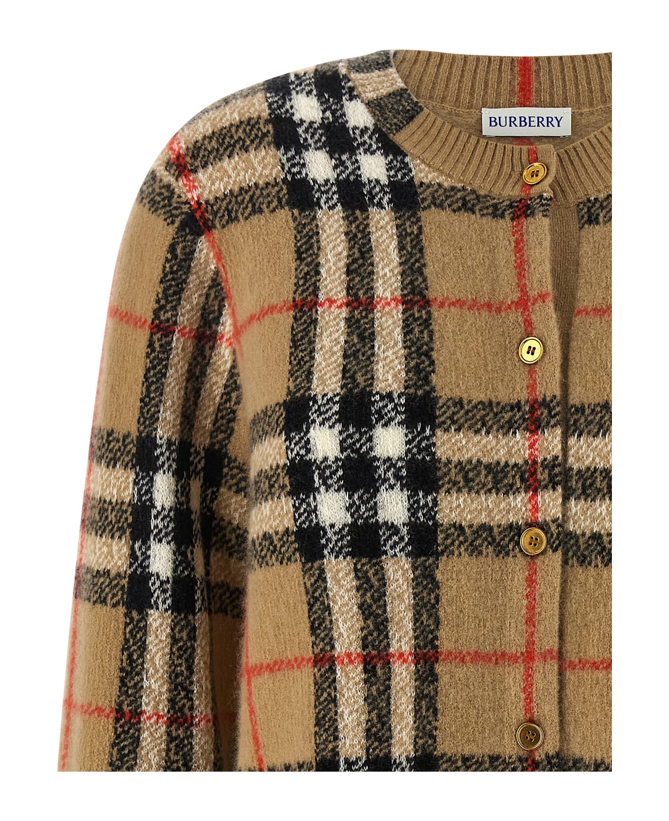 Burberry 
clara
 Cardigan - BROWN