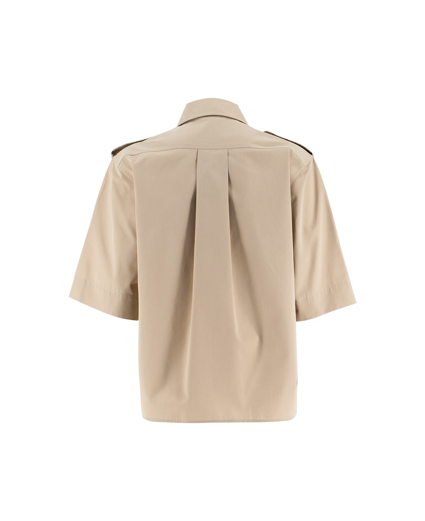 Aspesi Cotton Shirt - BEIGE/BEIGE