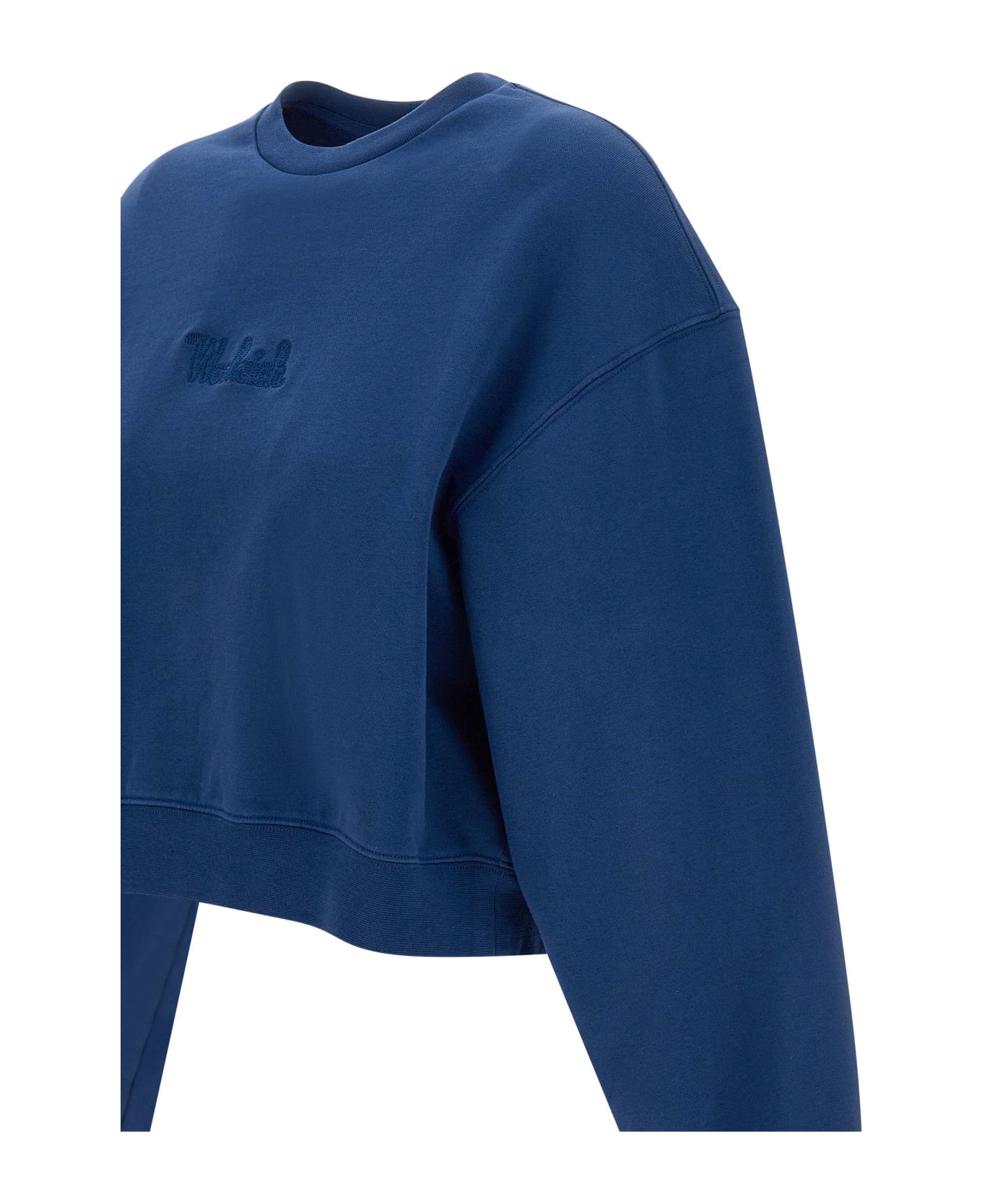 Woolrich "cotton Fleece Logo" Sweatshirt - BLUE