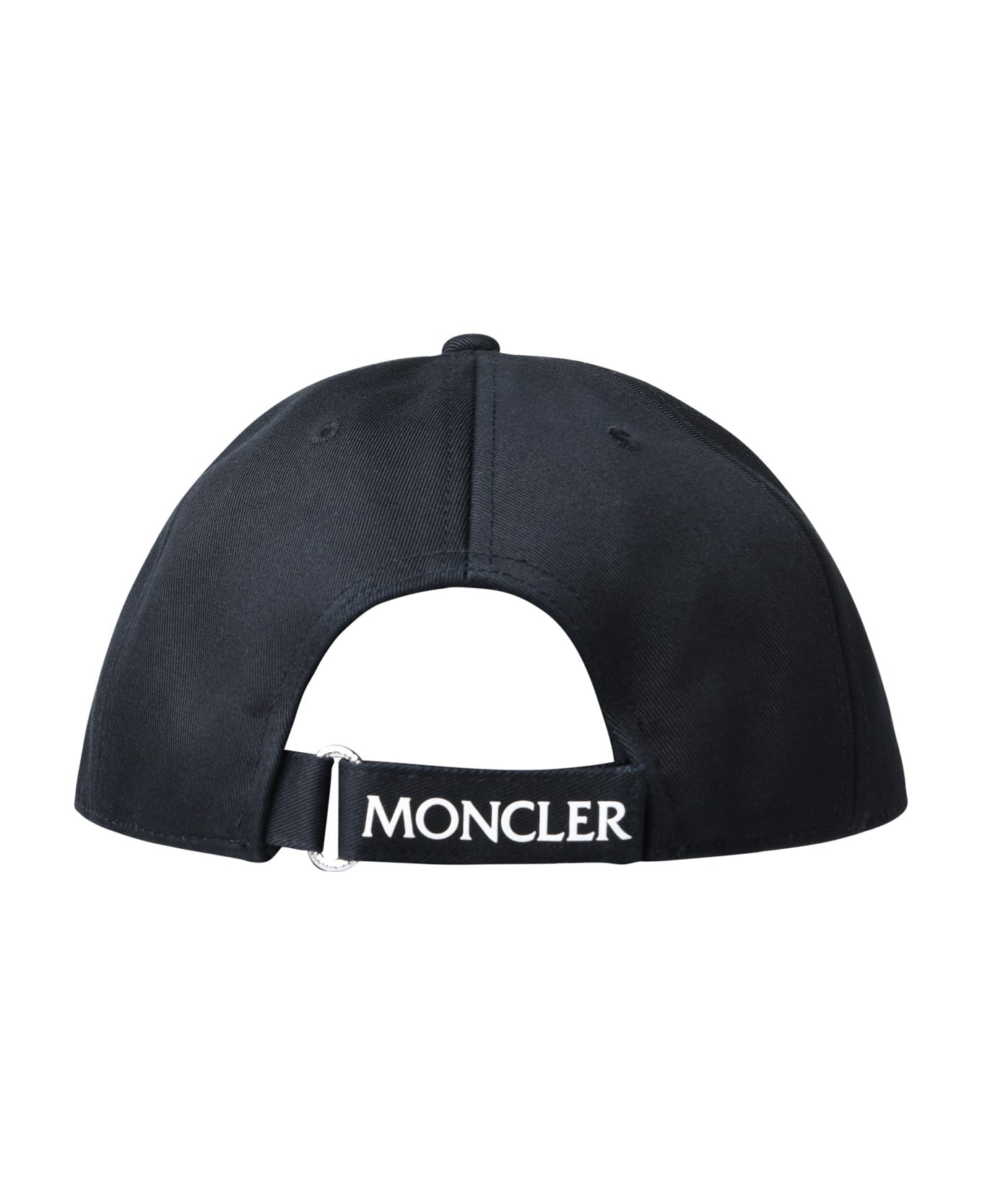 Moncler Black Cotton Hat - Black 帽子