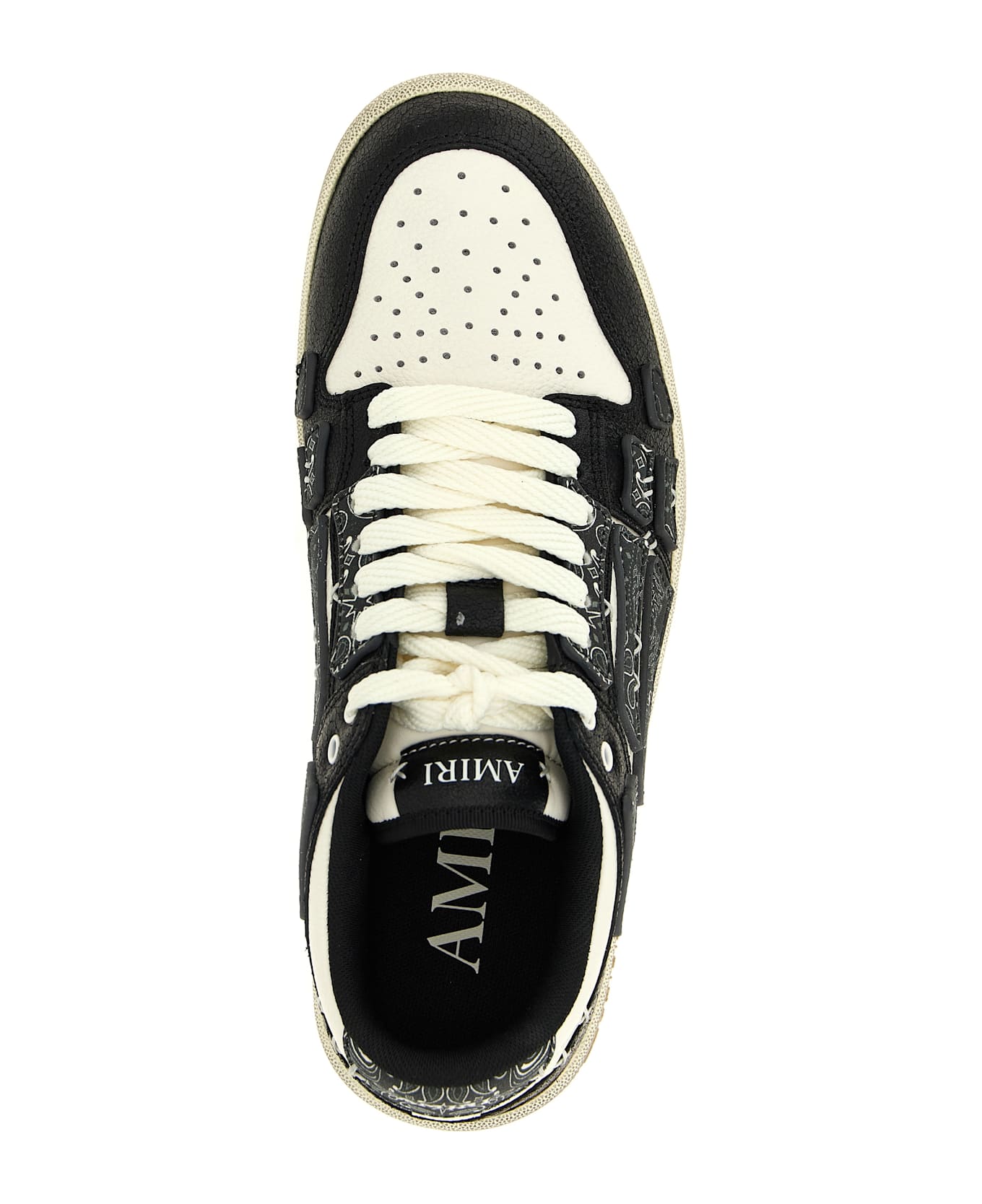 AMIRI 'bandana Skel Top Low' Sneakers - Black  