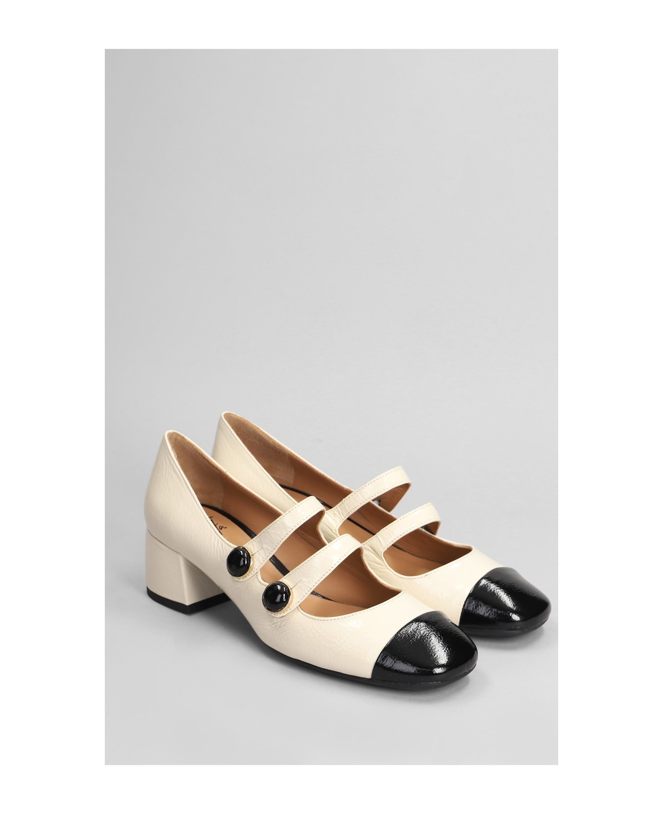 Roberto Festa Aura Pumps In Beige Leather - beige