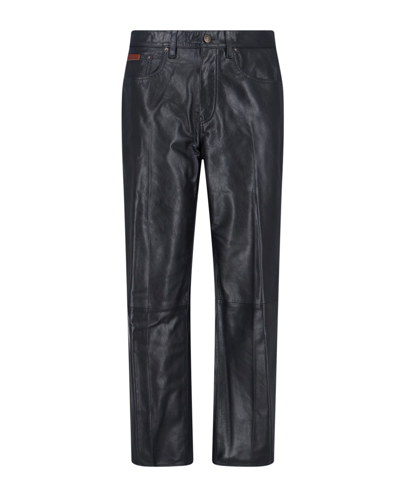 Calvin Klein Goat Leather Pants - Black  