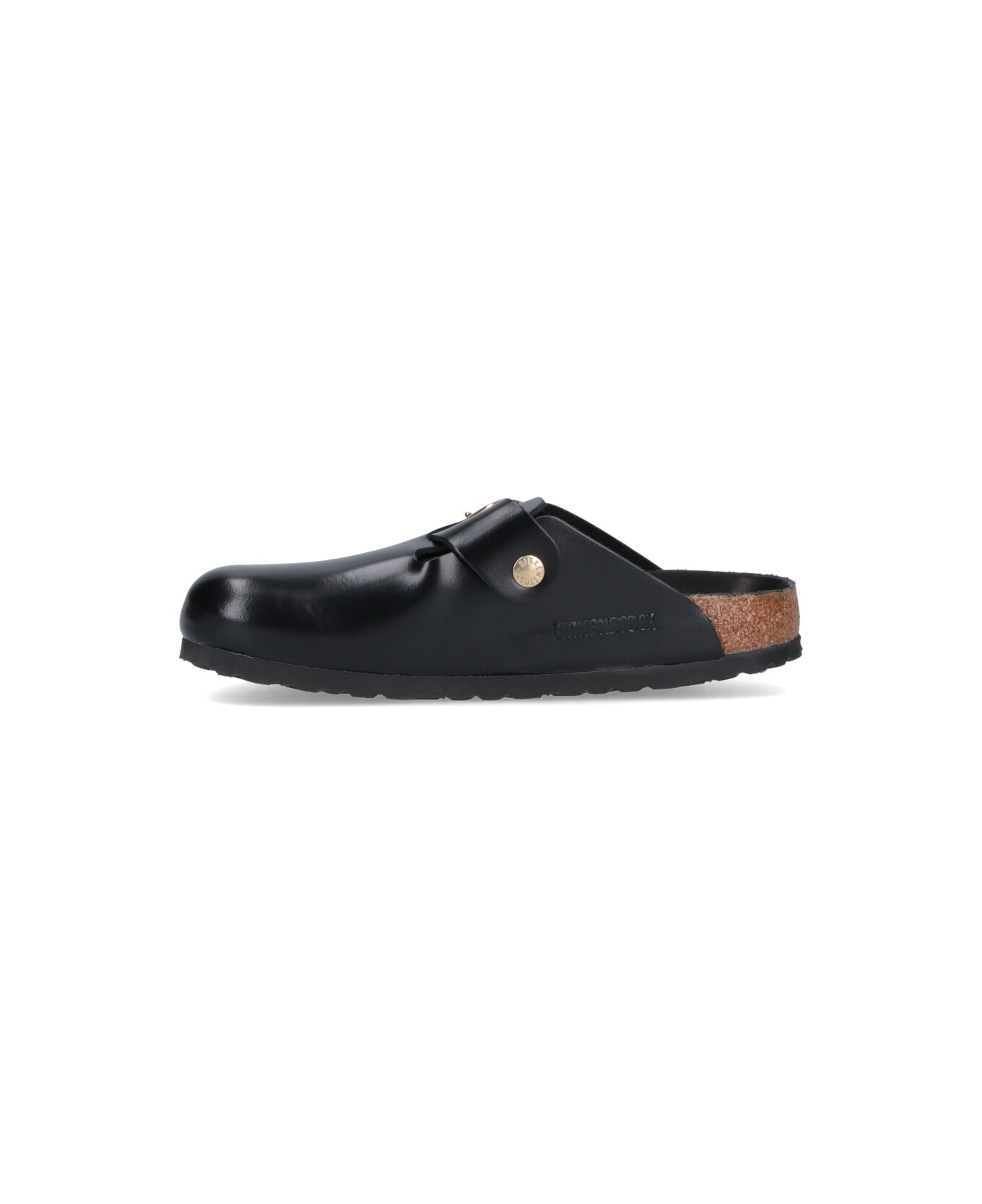 Birkenstock "boston Big Buckle" Mules - Black  
