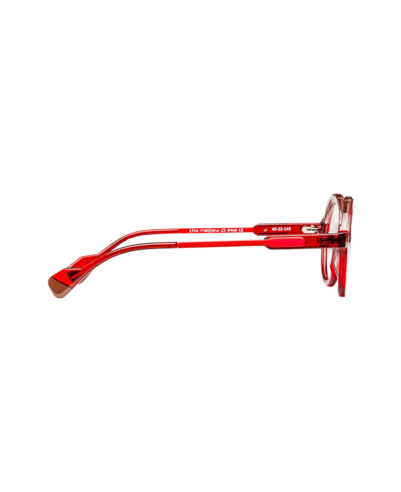 Matttew Arcus 1714 Cristallo Rosso Glasses - Rosso