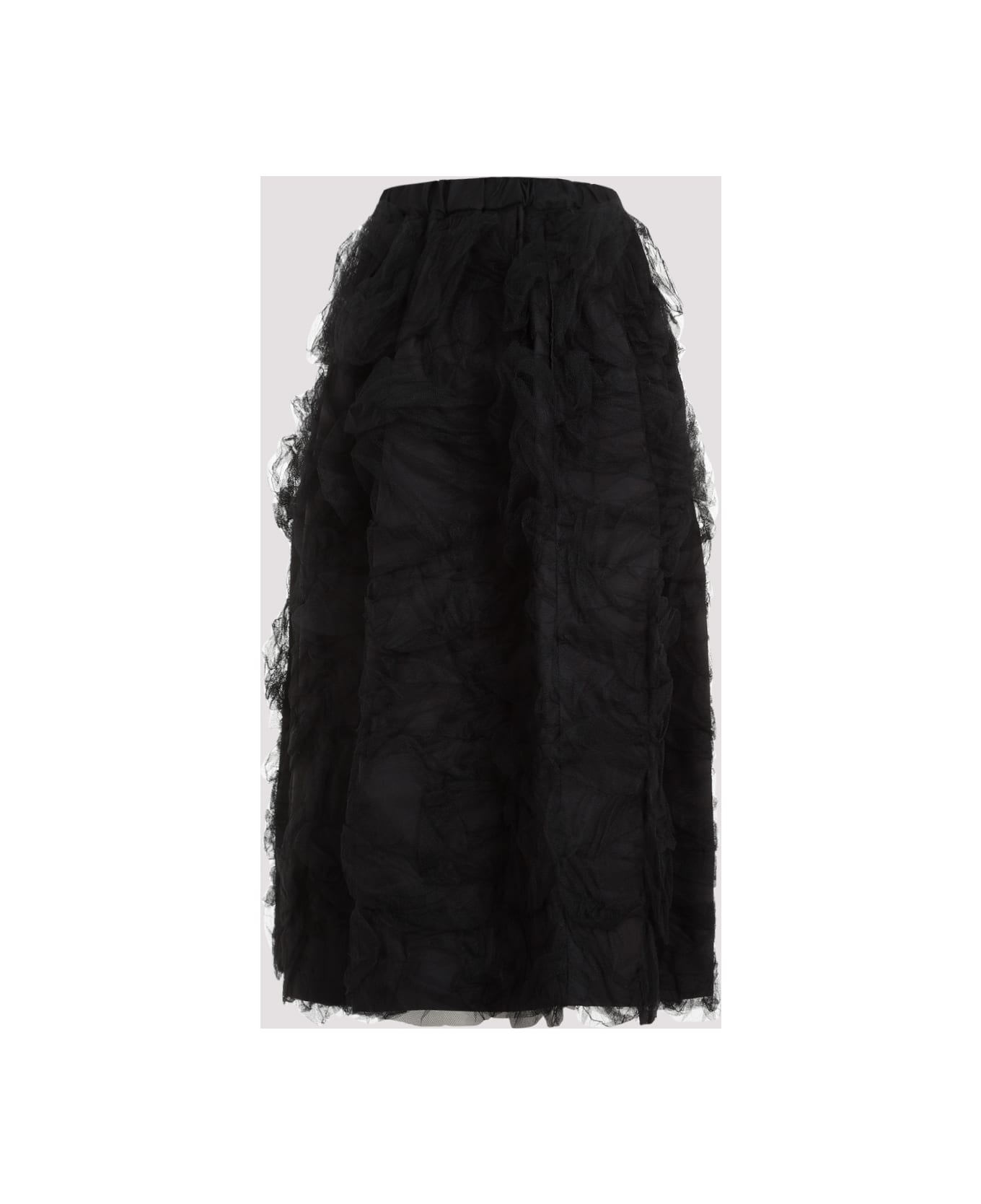 Comme des Garçons Nylon Midi Skirt - Black