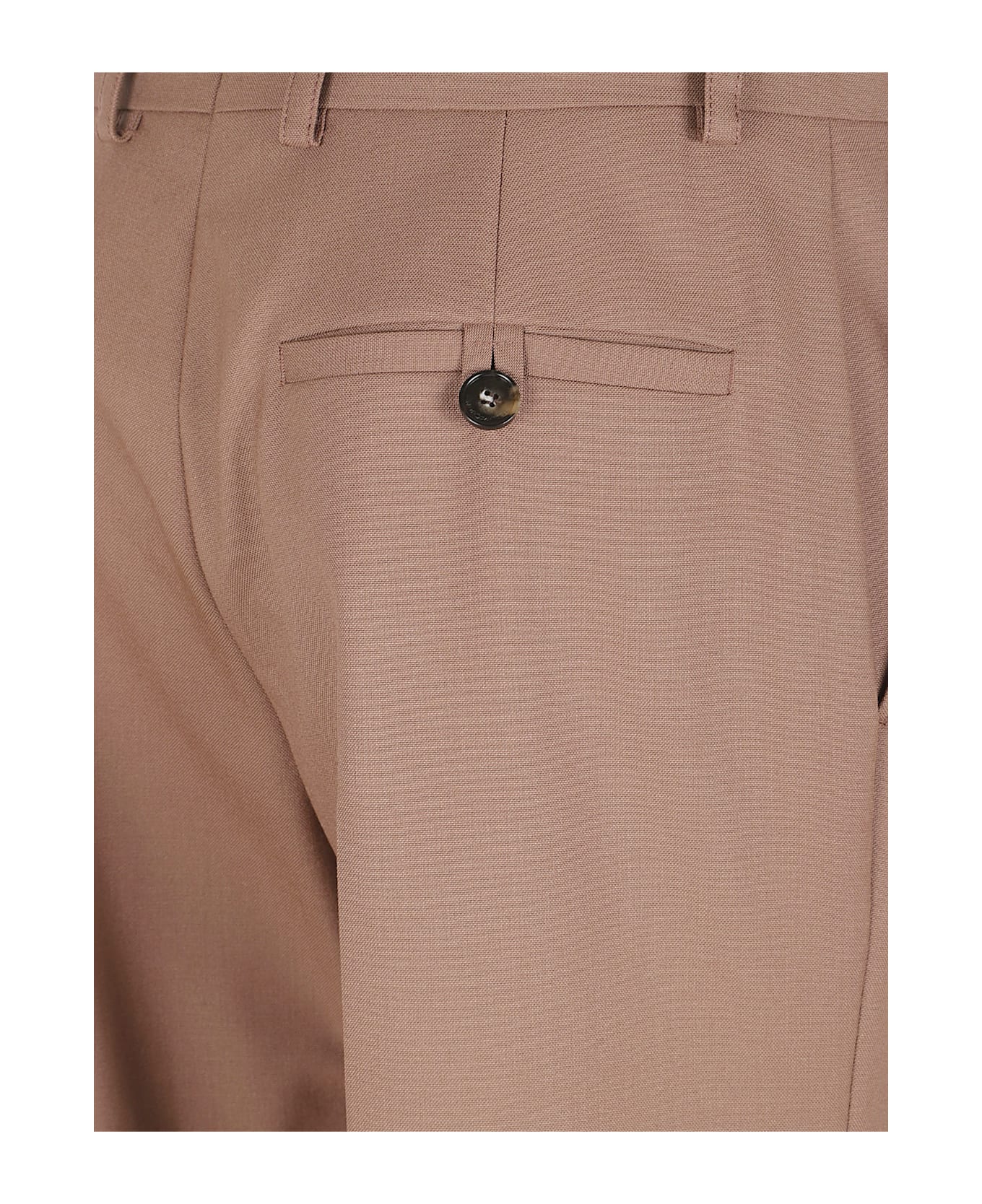 Stella McCartney Canvas Tailoring Flared Trouser - Rosewood