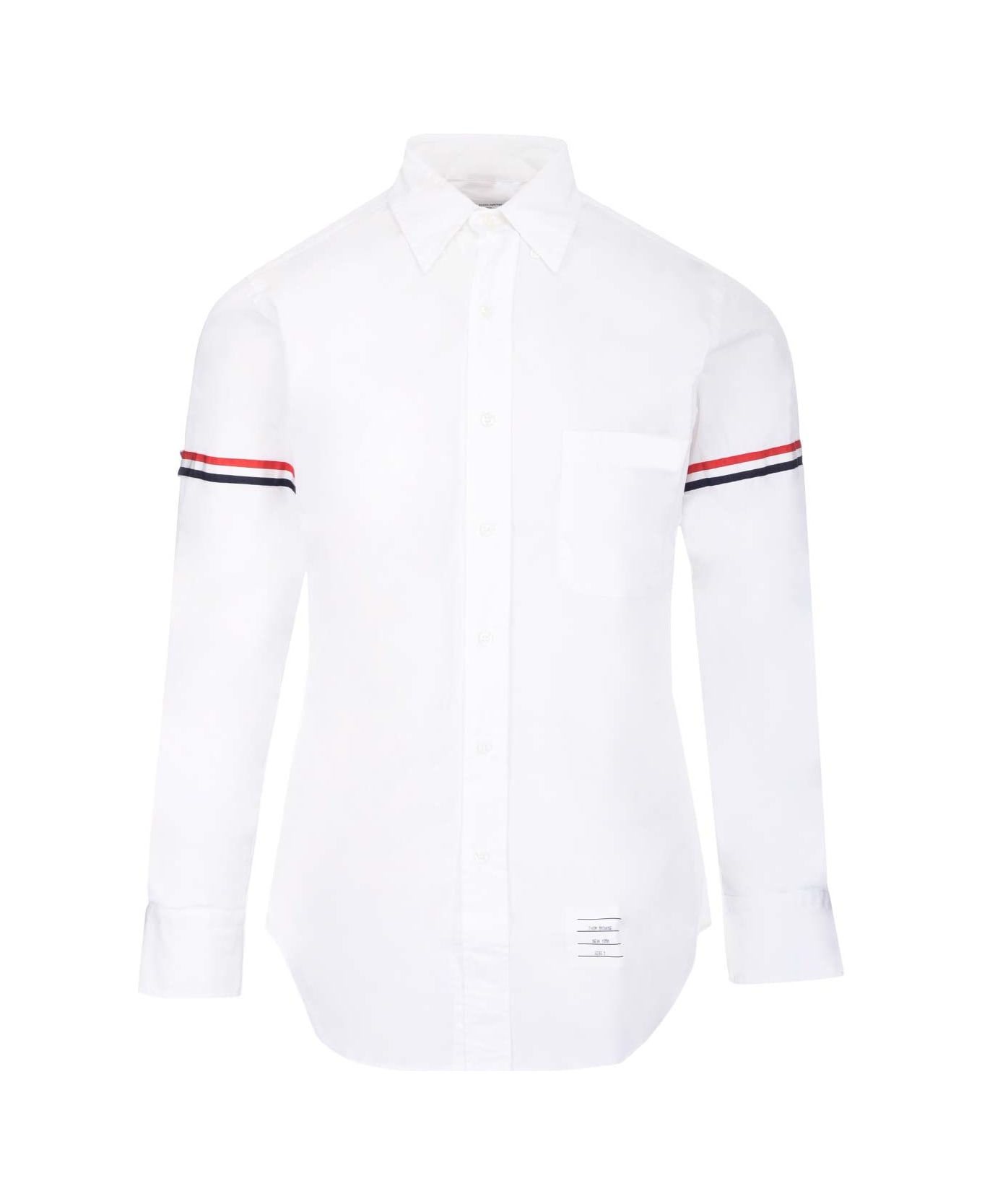 Thom Browne Armband Button Down Shirt - White
