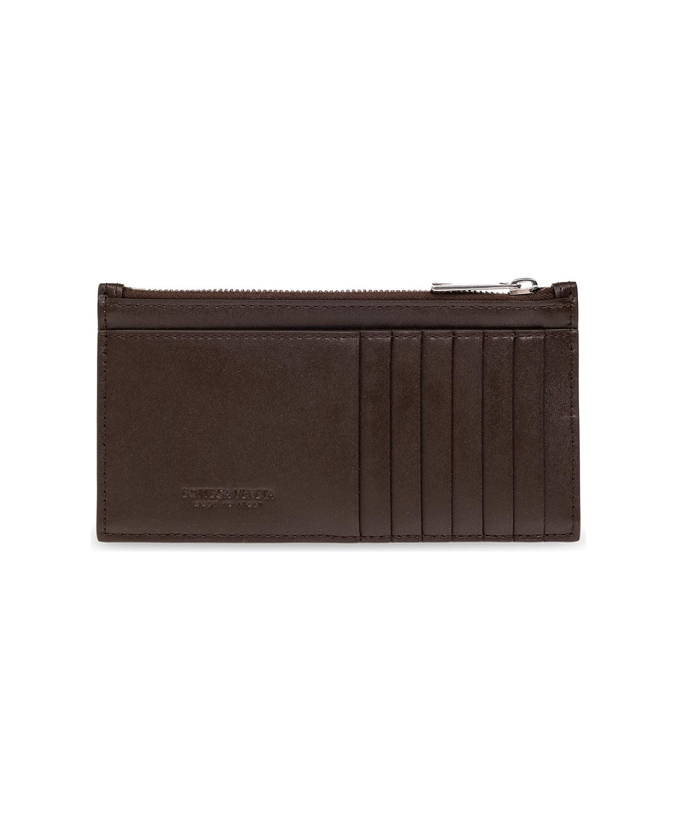 Bottega Veneta Leather Wallet - MARRONE