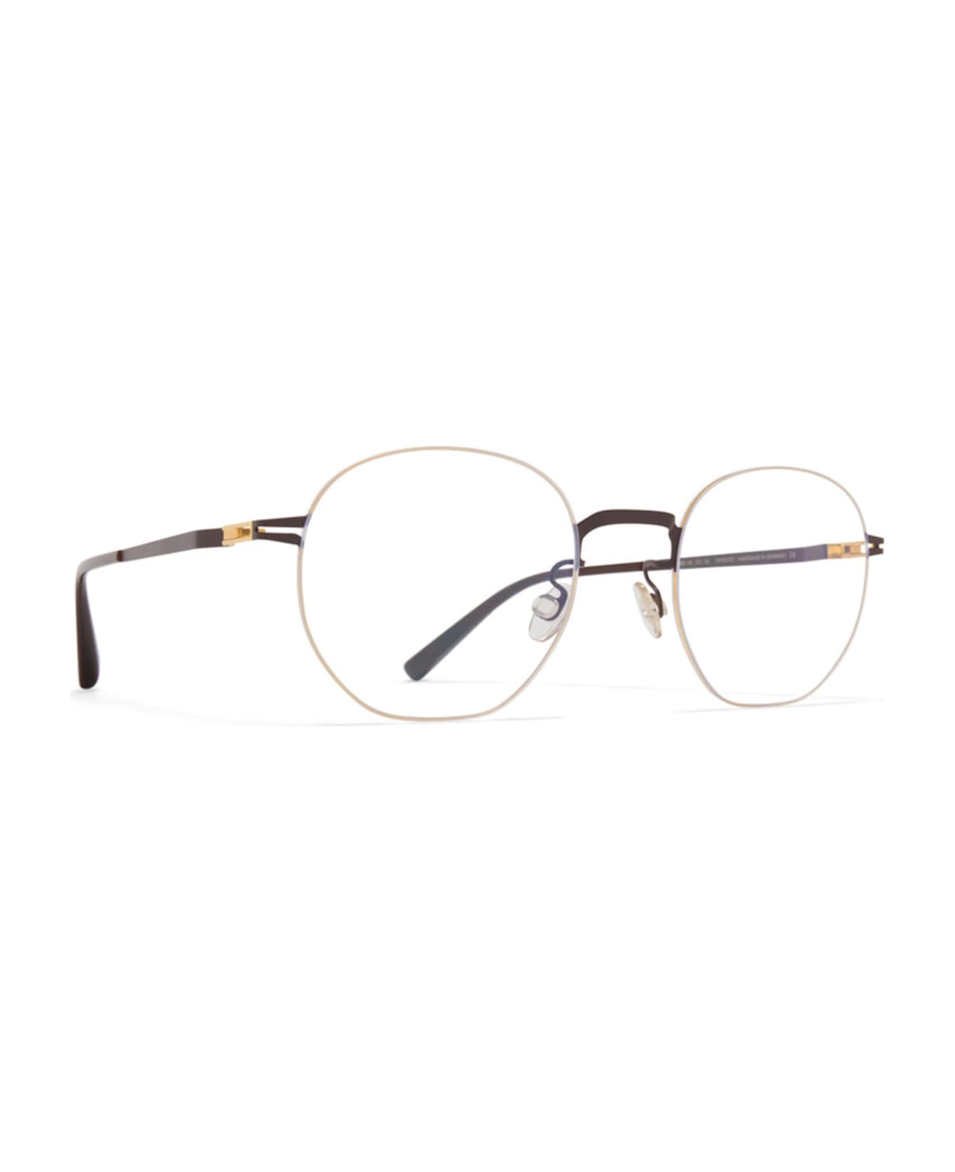 Mykita Wataru - Gold / Dark Brown Rx Glasses - Gold/brown
