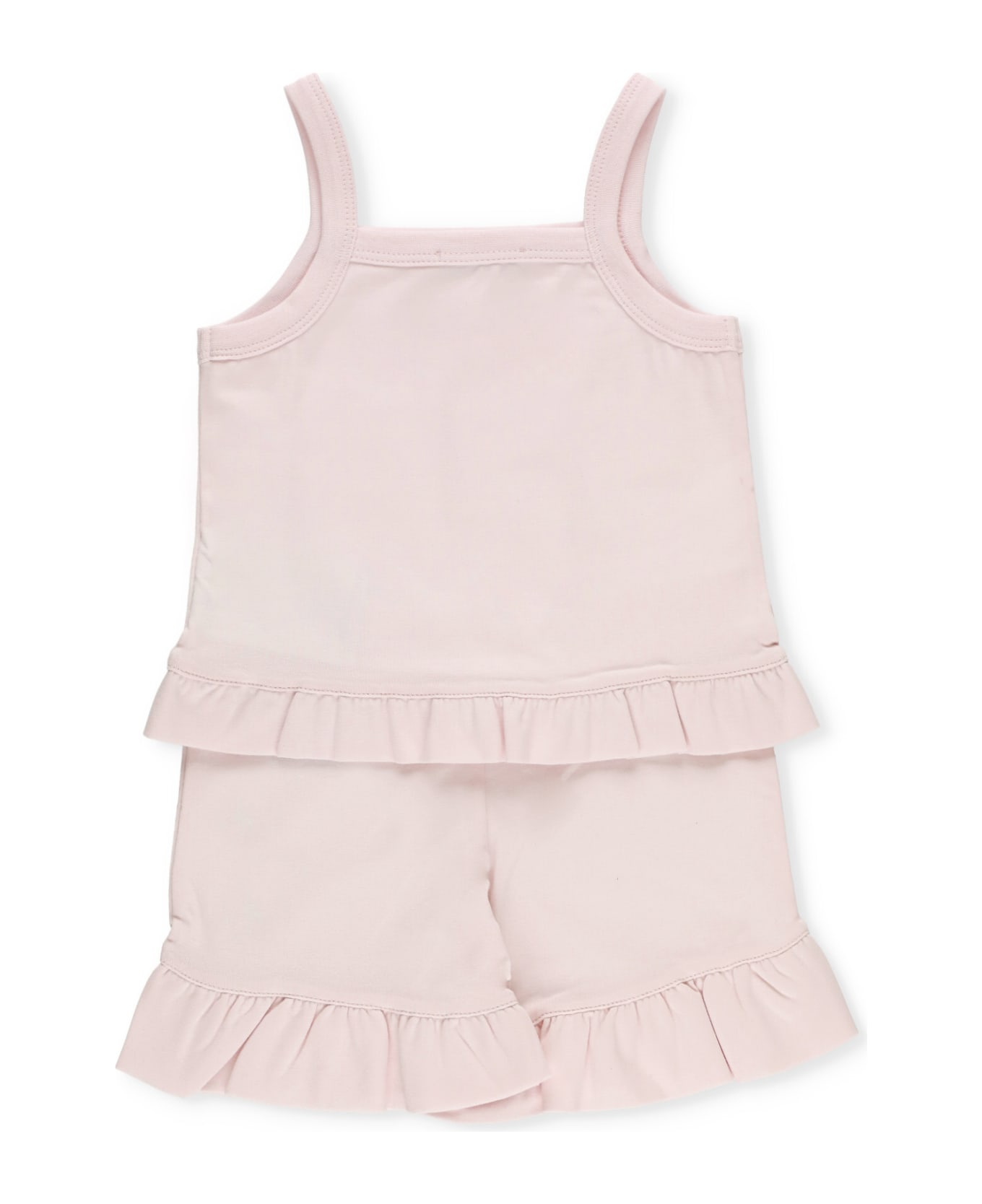 Moncler Cotton Two-piece Set - Pink ボディスーツ＆セットアップ