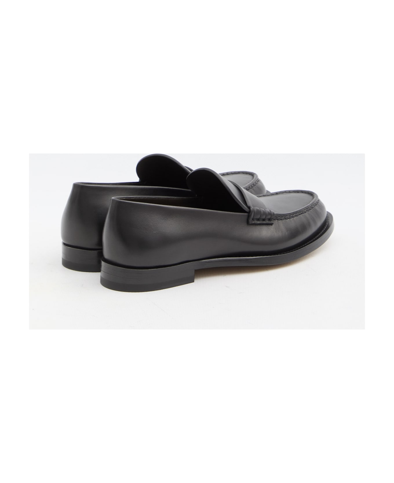 The Row Novus Loafers - BLACK