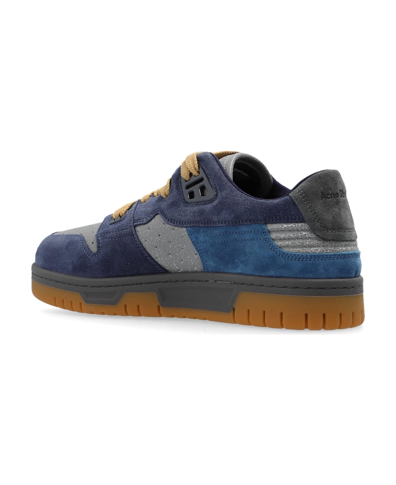 Acne Studios Leather Sneakers - Afs Grey/blue スニーカー