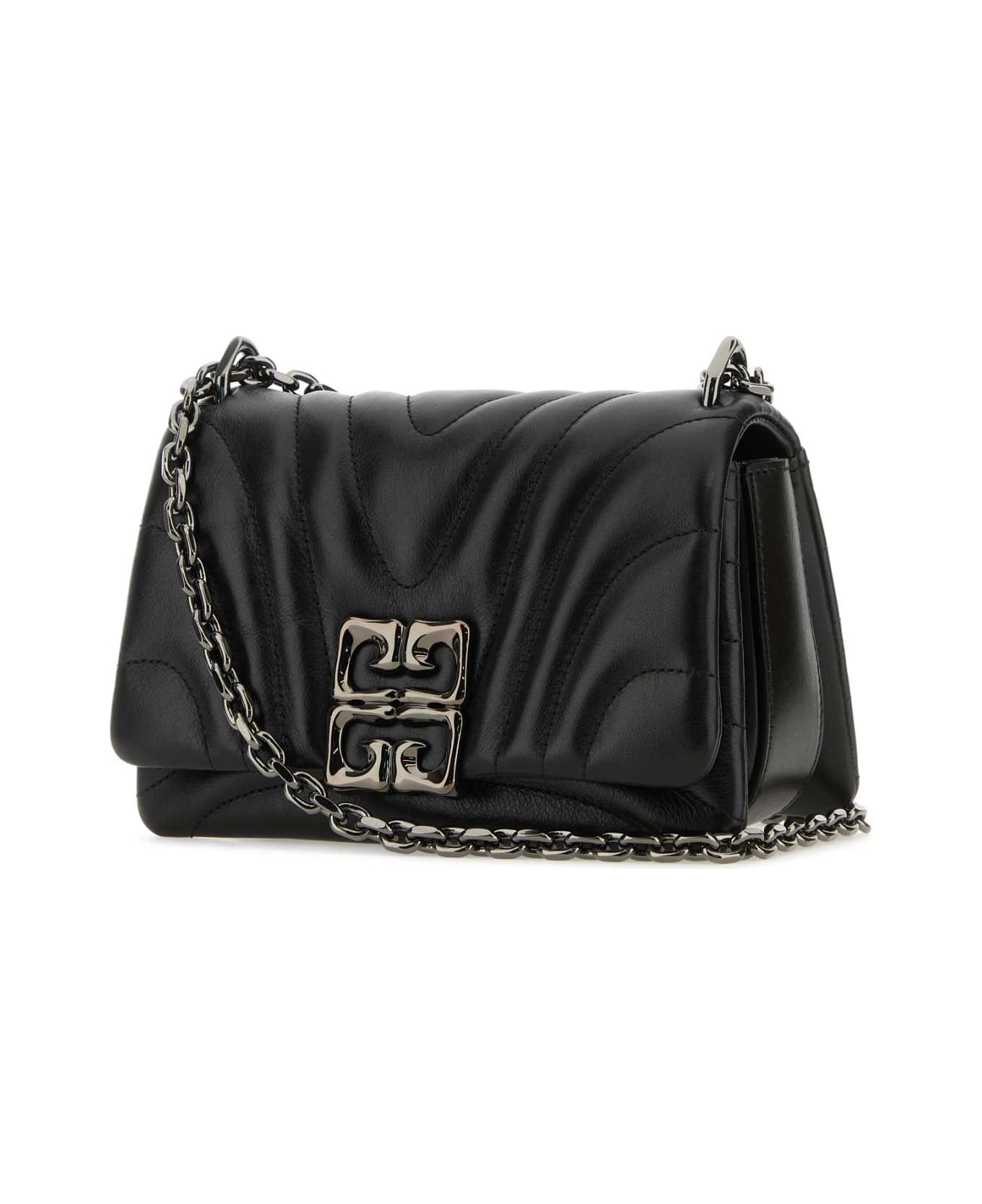 Givenchy Black Leather Small 4g Soft Shoulder Bag - Black ショルダーバッグ