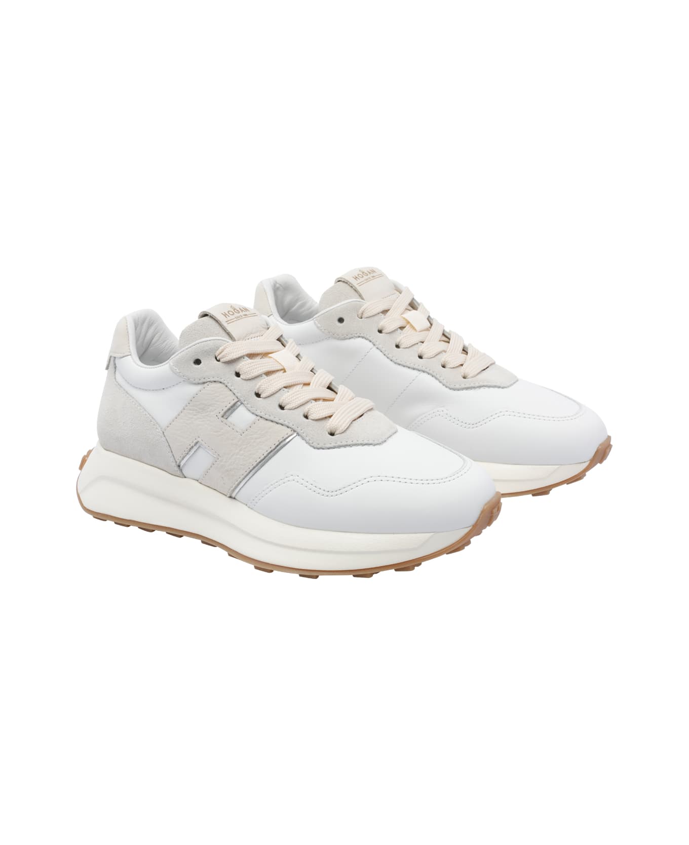 Hogan H641 Sneakers - BIANCO GHIACCIO ARGENTO
