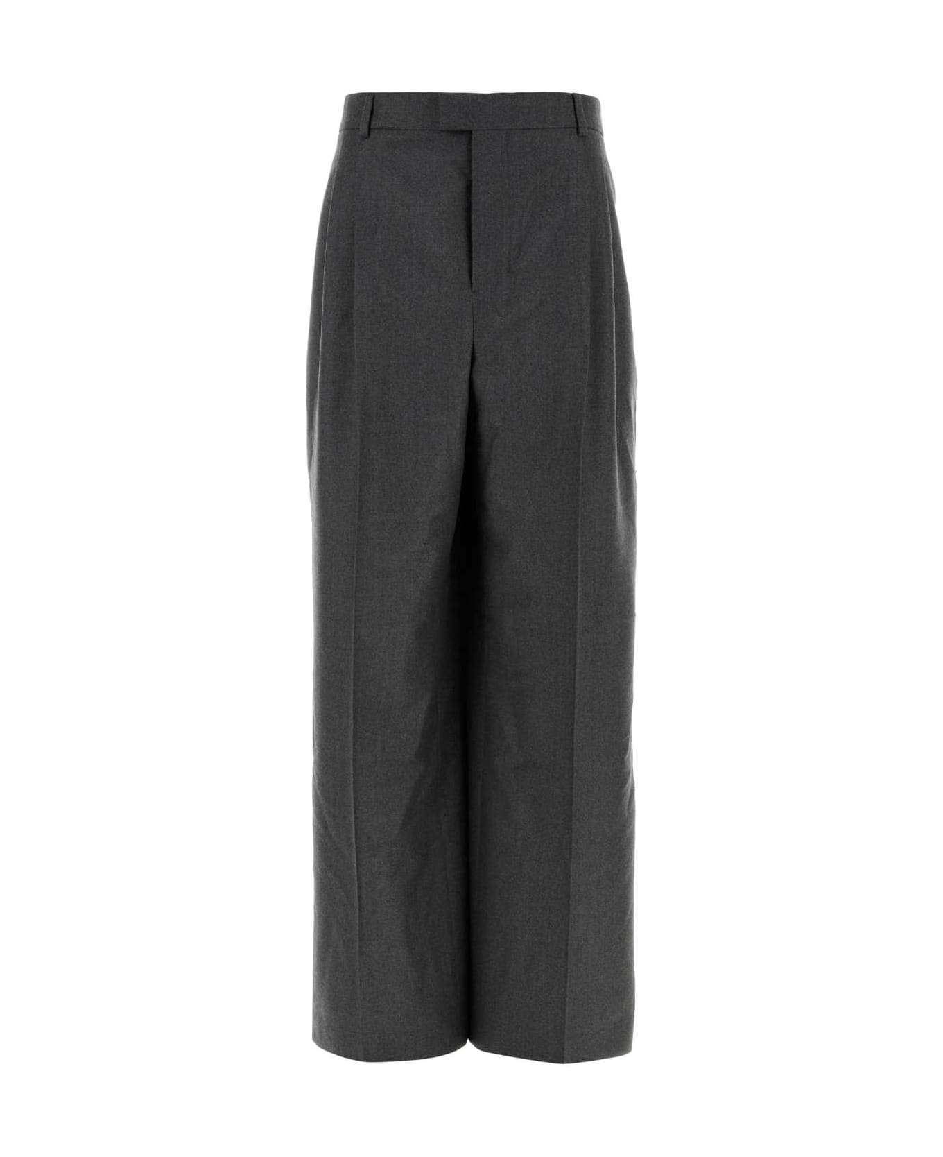 Ami Alexandre Mattiussi Grey Wool Pant - CHARCOAL
