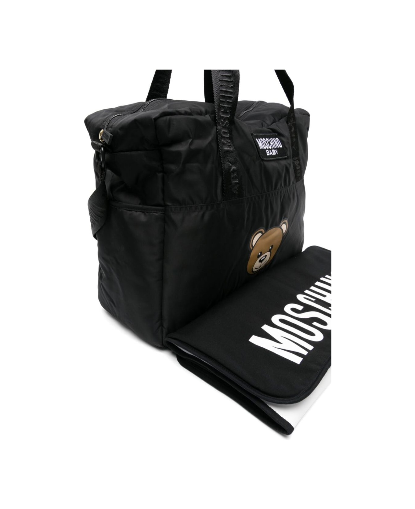 Moschino Baby Changing Bag With Mat - Black
